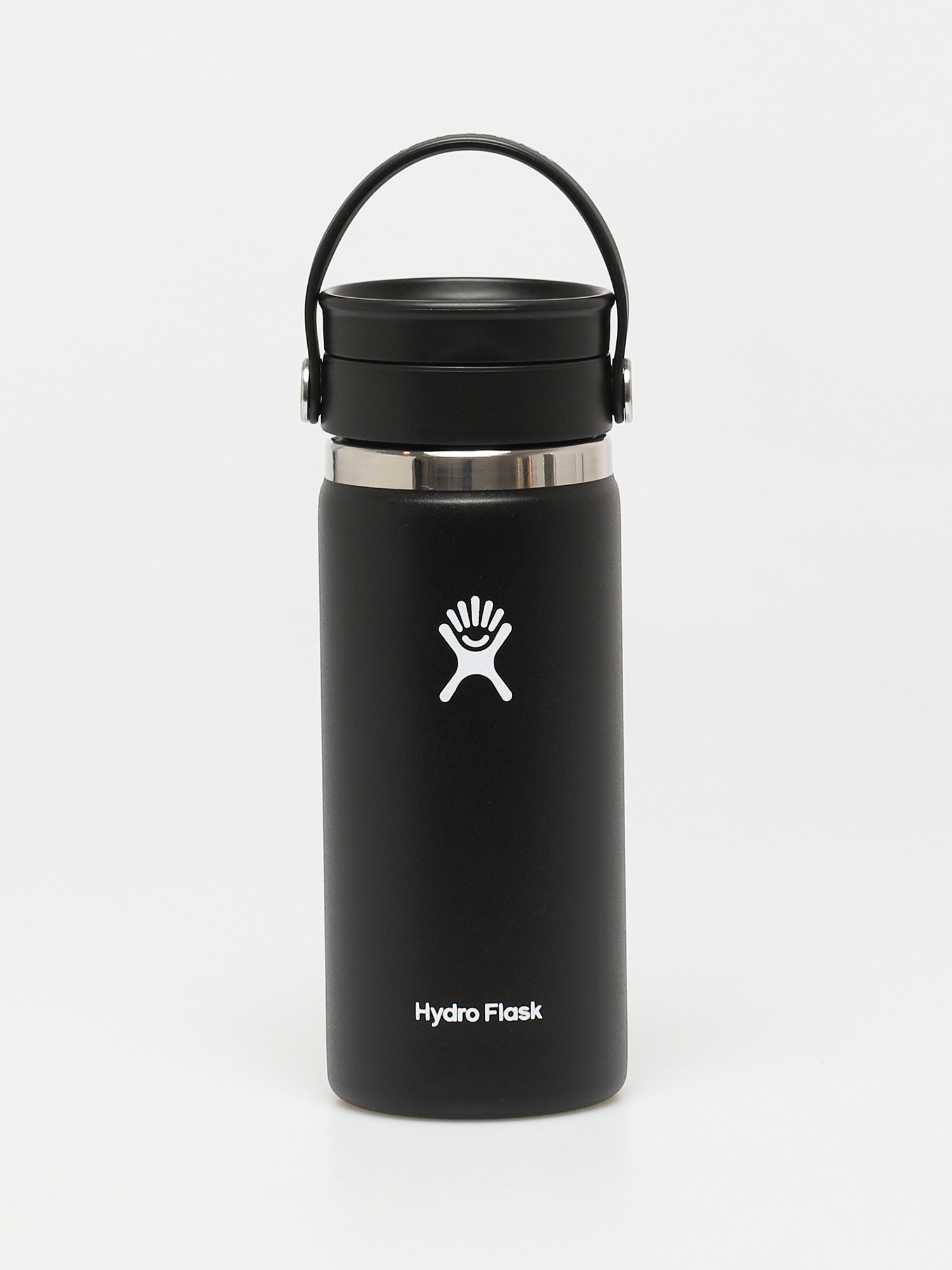 Ceașcă Hydro Flask Butelka Wide Mouth Flex Slip Lid 473ml (black)