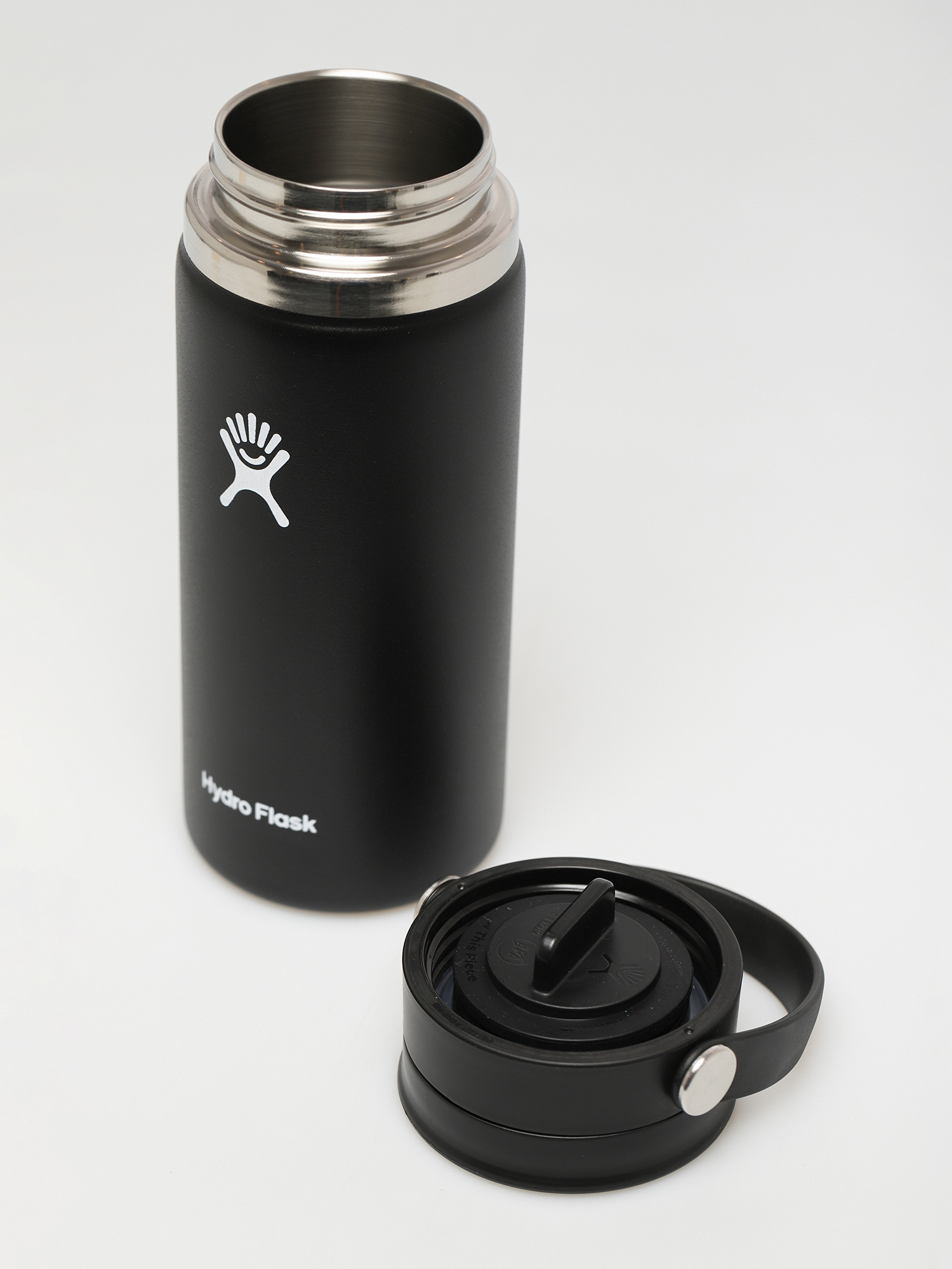 Ceașcă Hydro Flask Butelka Wide Mouth Flex Slip Lid 473ml (black)