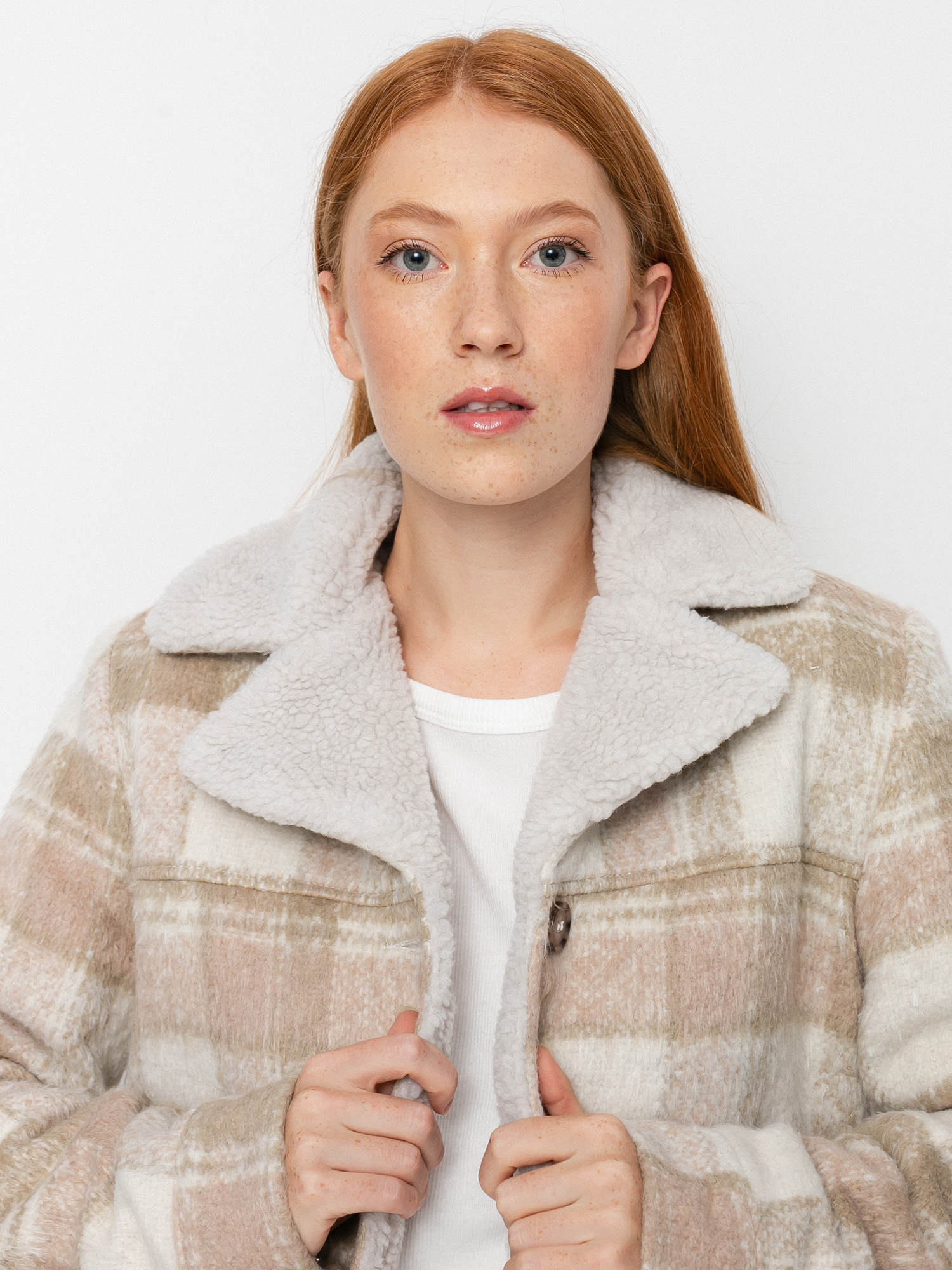 Geacă Brixton Nouvelle Coat Wmn (beige)