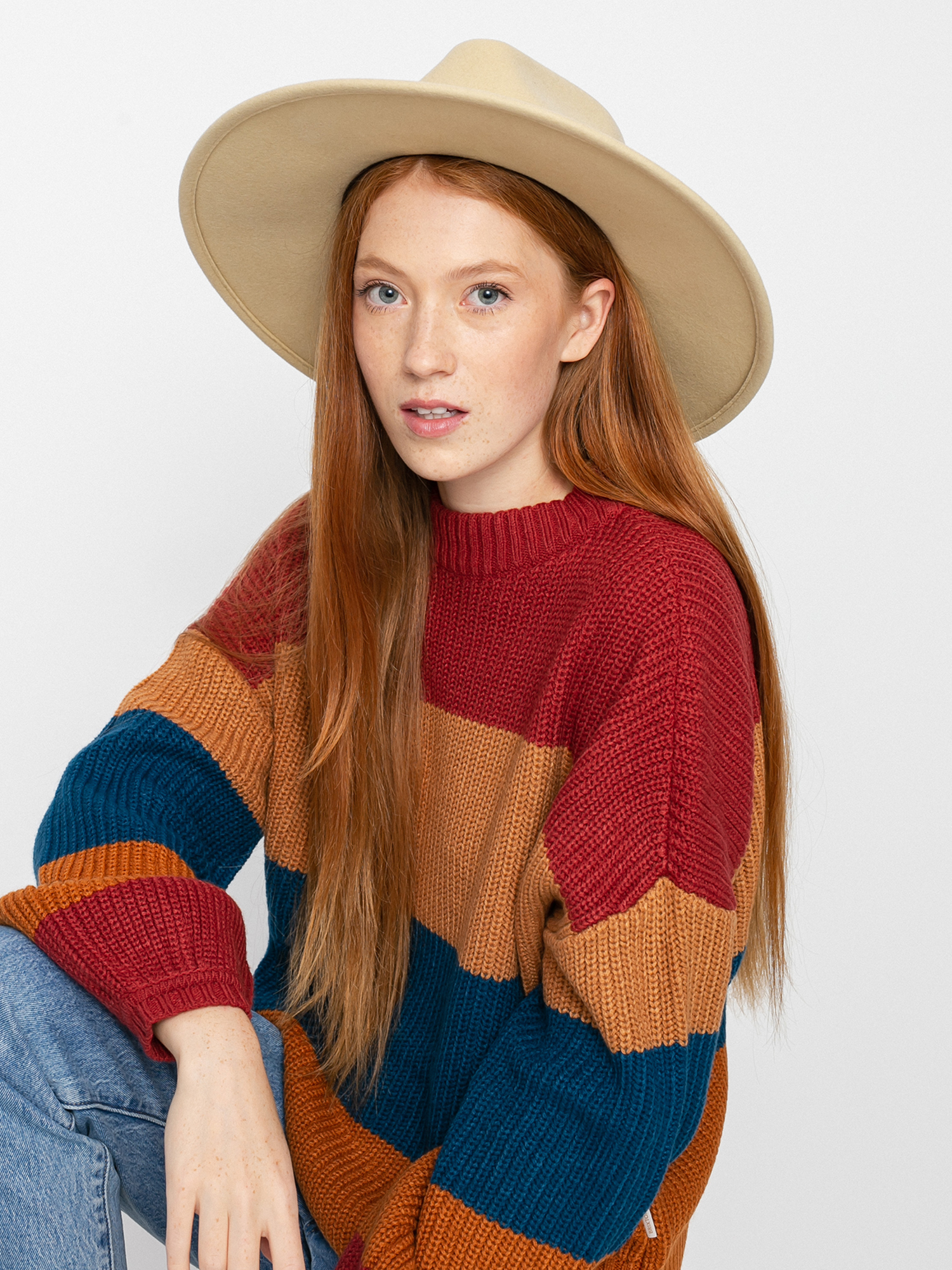 Pălărie Brixton Joanna Felt Hat Wmn (light khaki)