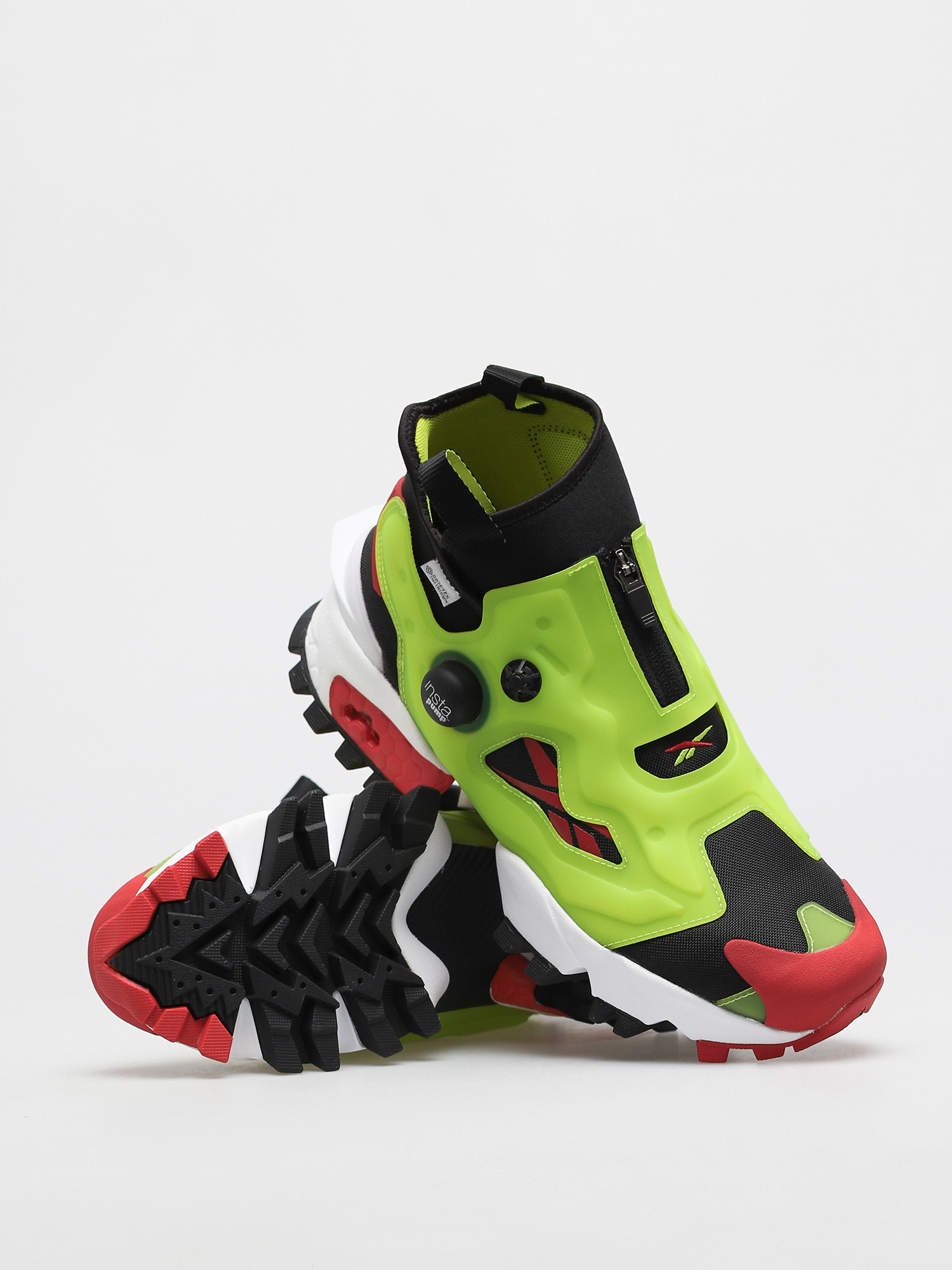 Pantofi Reebok Instapump Fury X Gtx (black/aciyel/vecred)