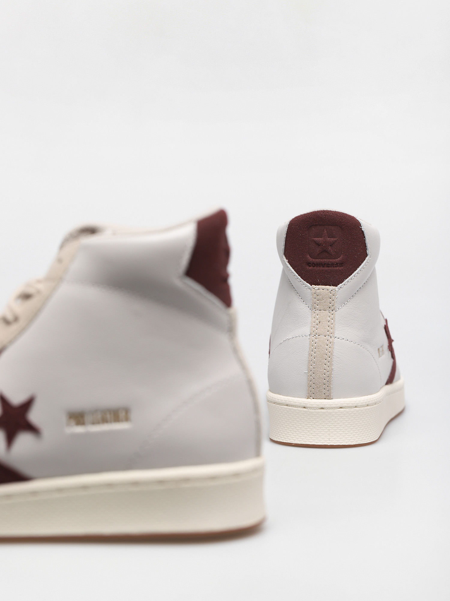 Pantofi Converse Pro Leather Gold Standard (white/maroon)