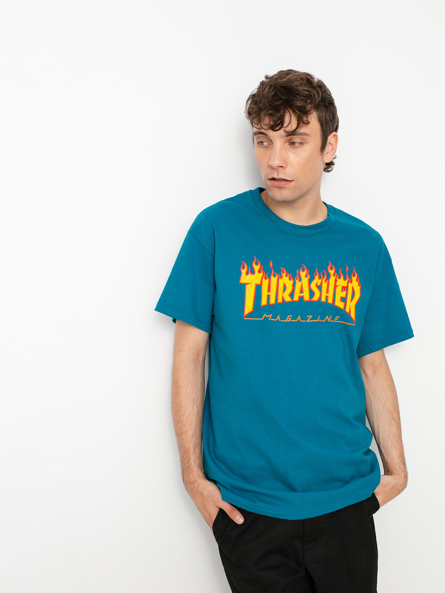 Tricou Thrasher Flame Logo (galapagos)