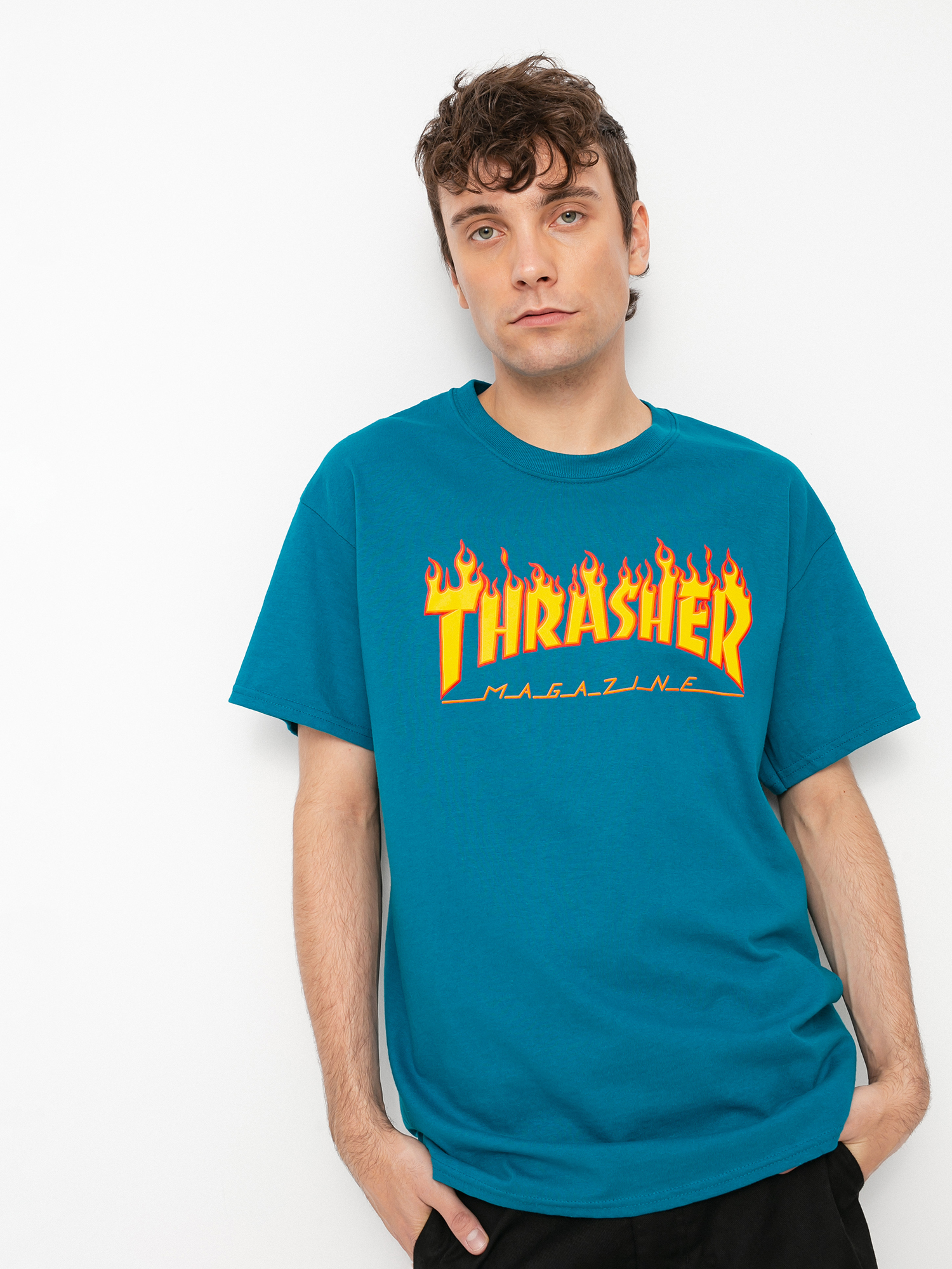 Tricou Thrasher Flame Logo (galapagos)