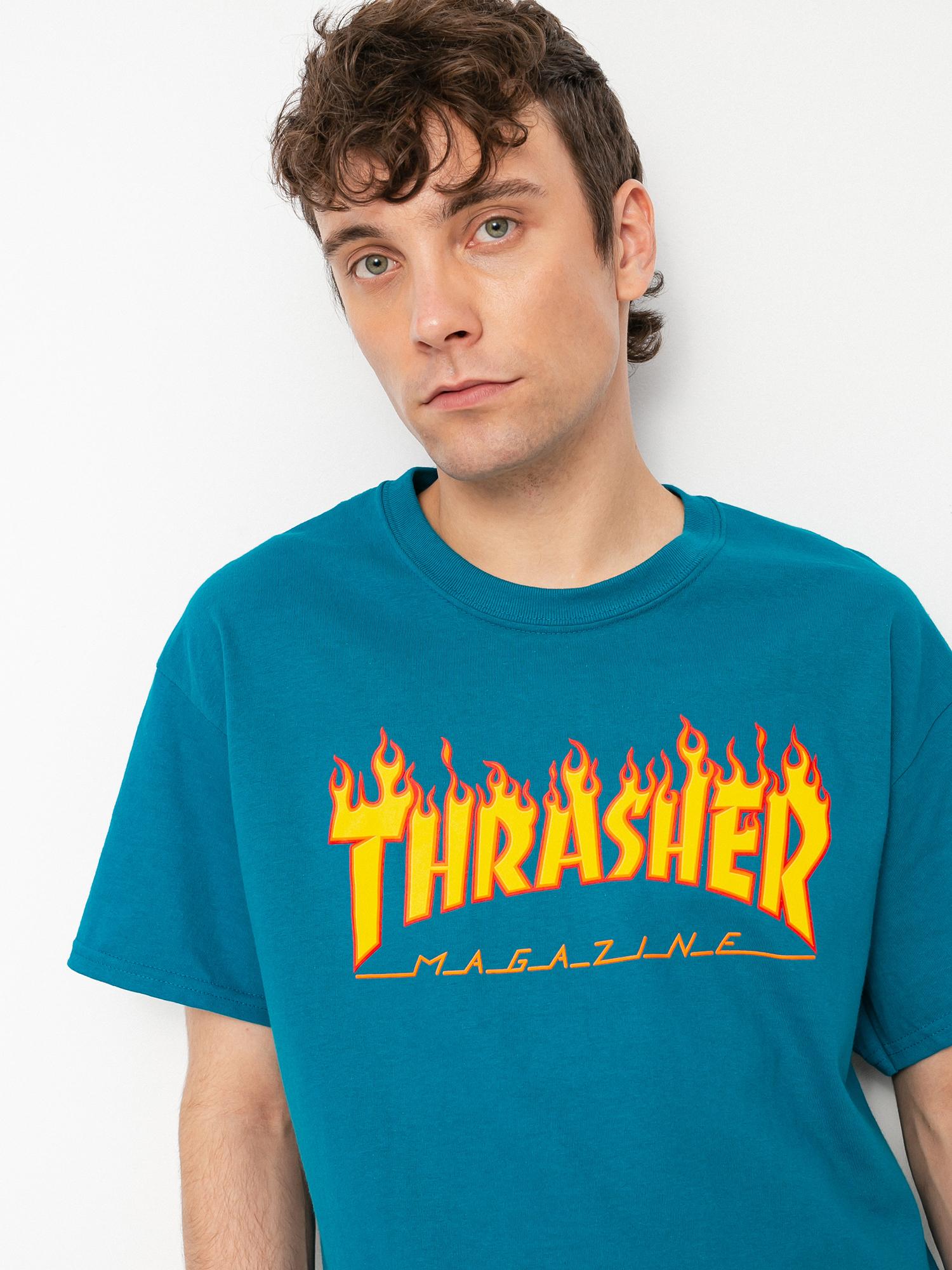 Tricou Thrasher Flame Logo (galapagos)