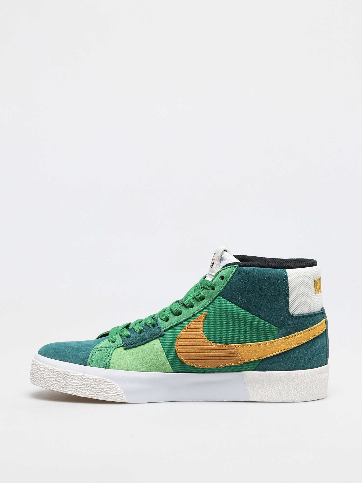 Pantofi Nike SB Zoom Blazer Mid Premium (aloe verde/university gold rainforest)