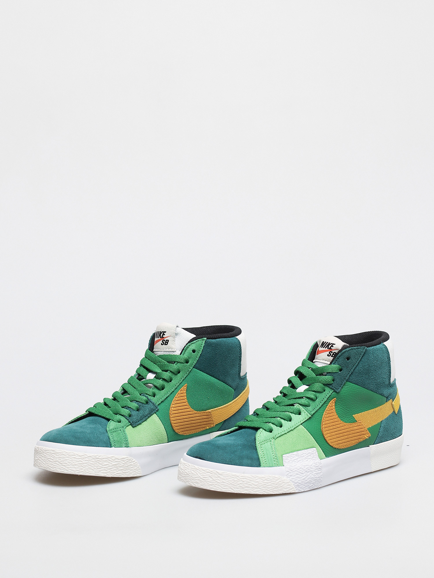 Pantofi Nike SB Zoom Blazer Mid Premium (aloe verde/university gold rainforest)