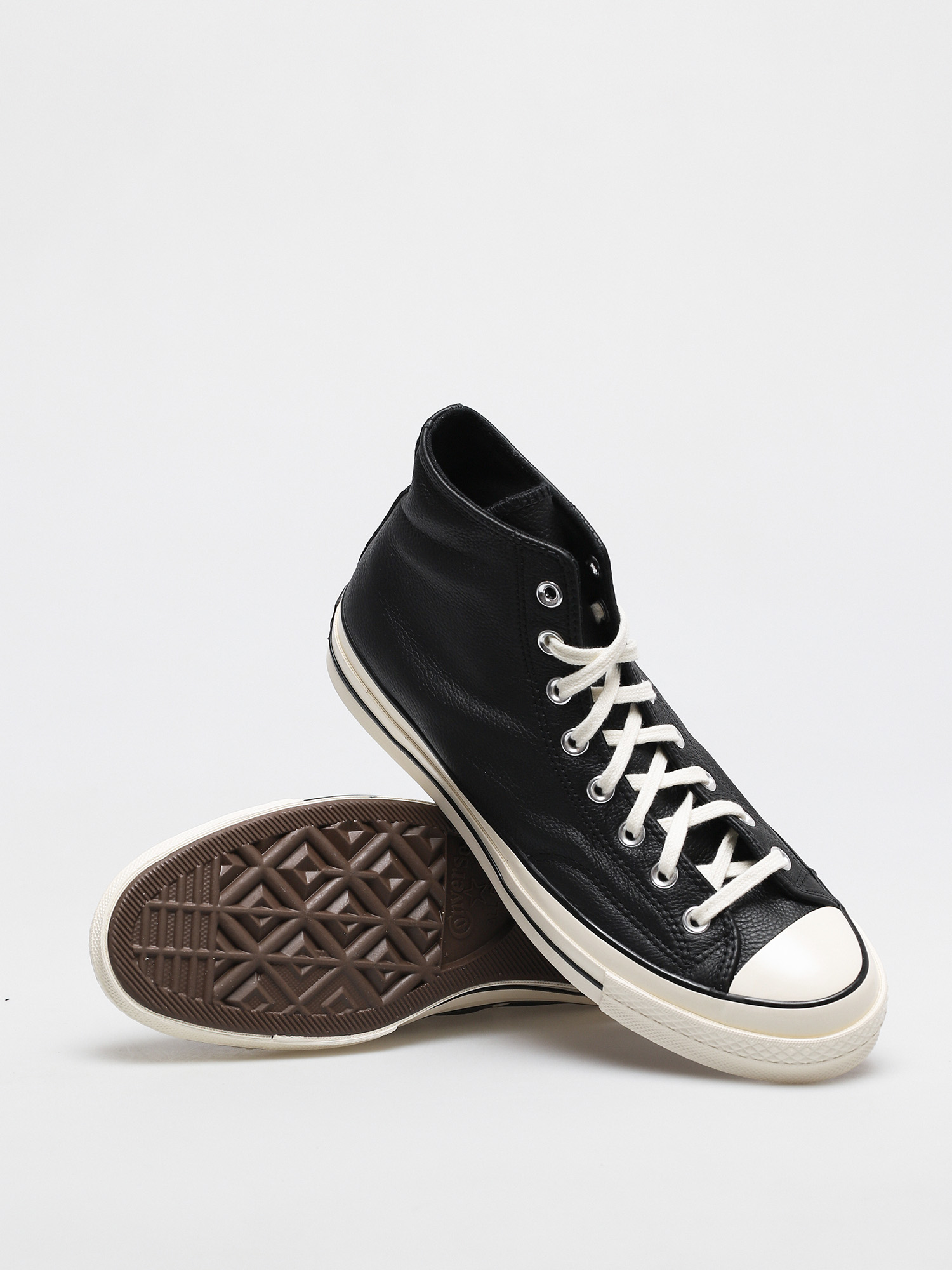 Teniși Converse Chuck 70 Hi Leather (black)