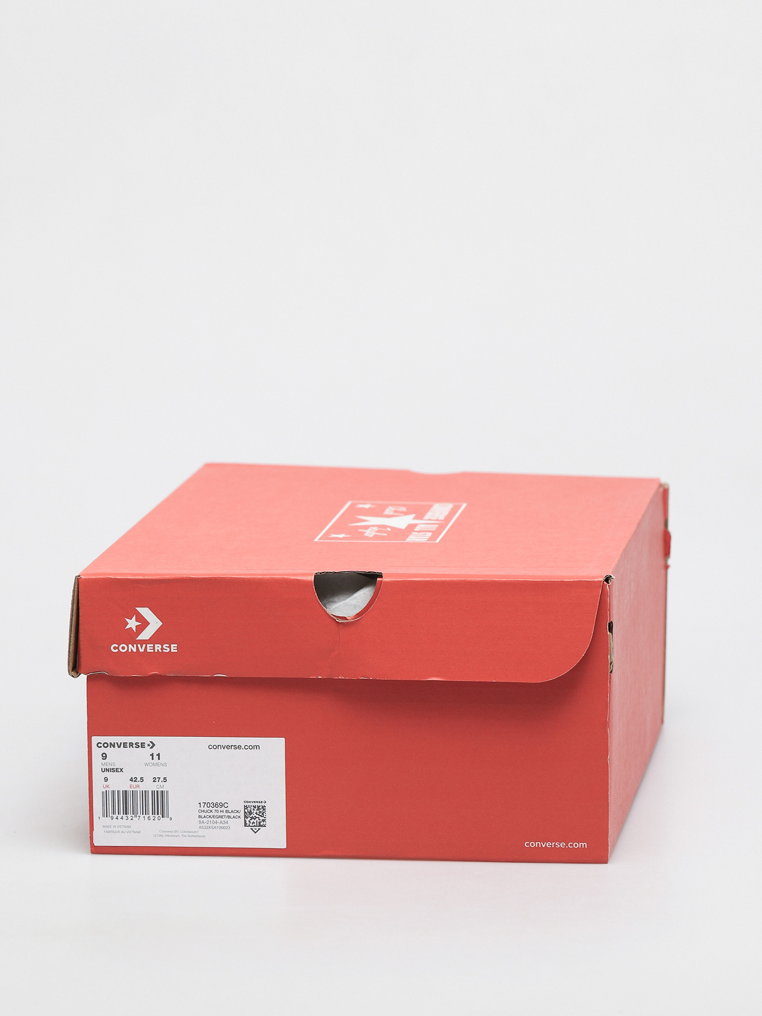 Teniși Converse Chuck 70 Hi Leather (black)