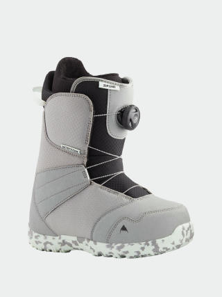 Încălțăminte pentru snowboard Burton Zipline Boa JR (gray/neo mint)