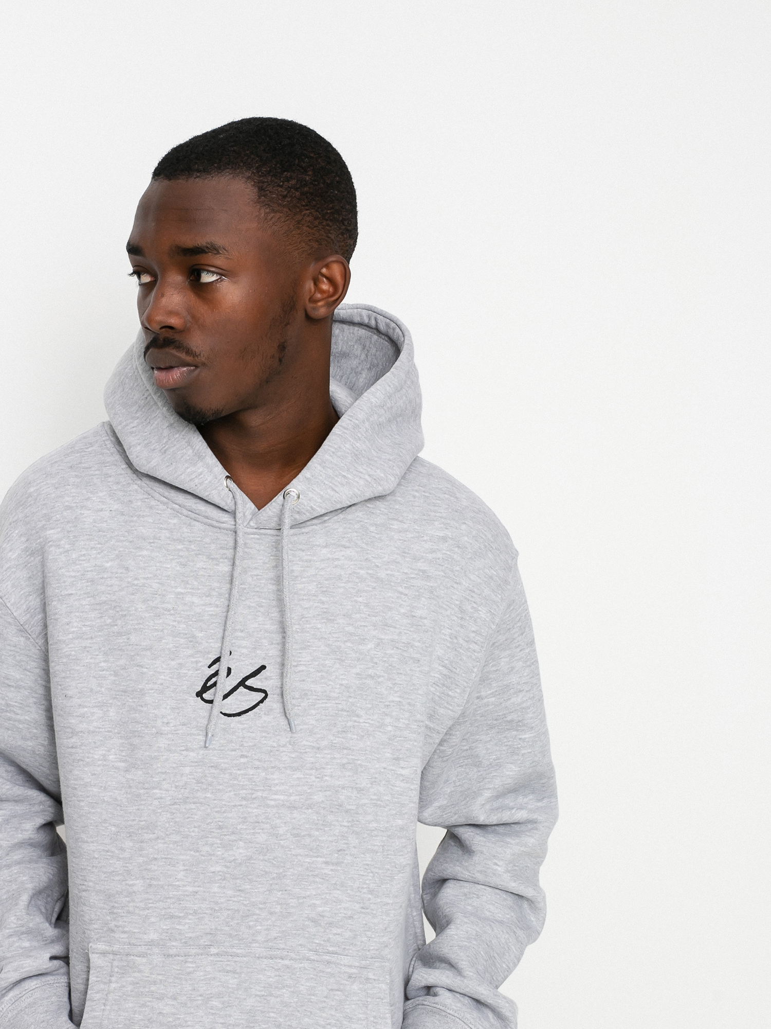Hanorac cu glugă eS Mini Script HD (grey/heather)