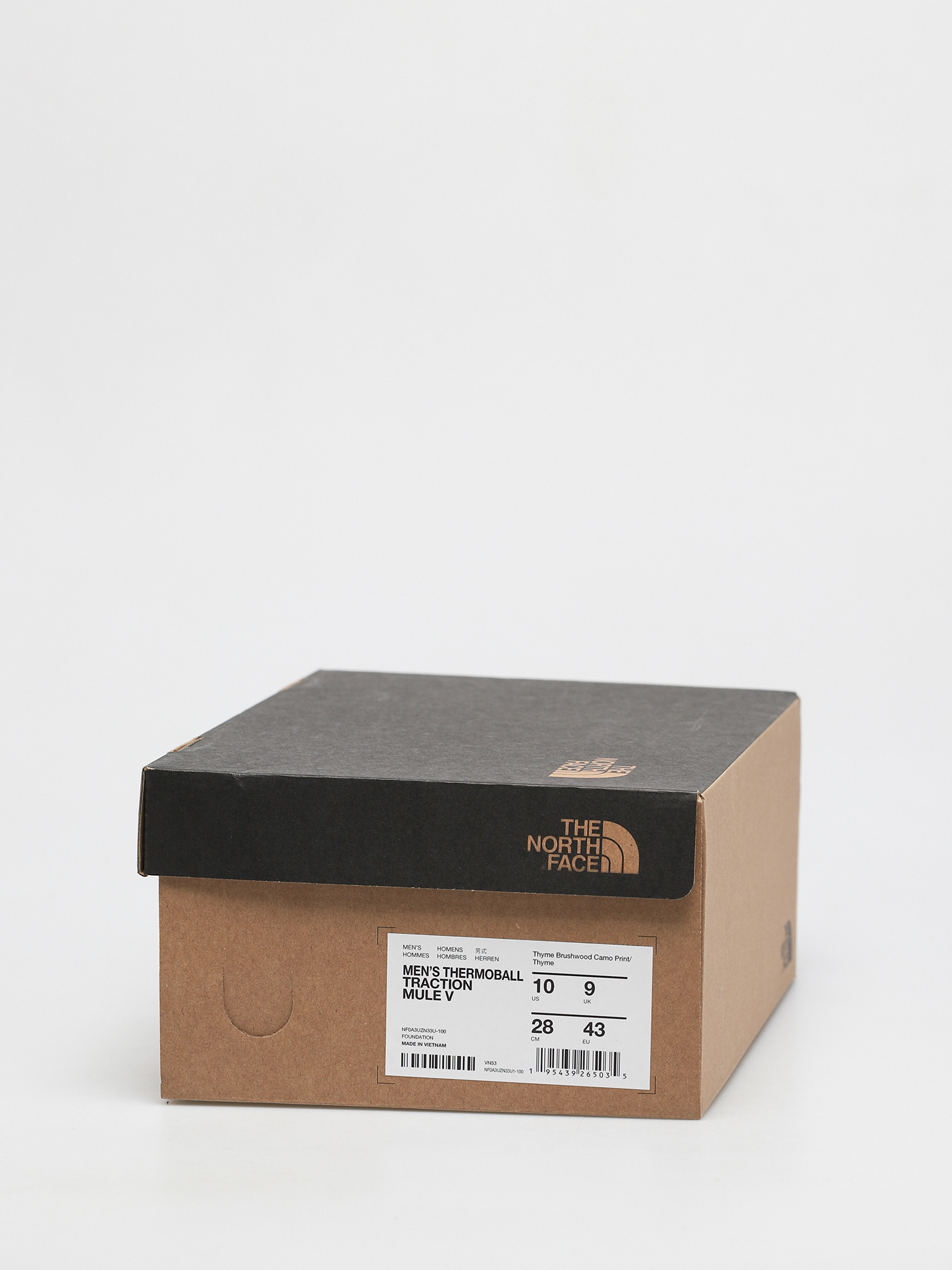 Pantofi The North Face Thermoball Traction Mule V (thymbrushwdcamoprint/thym)