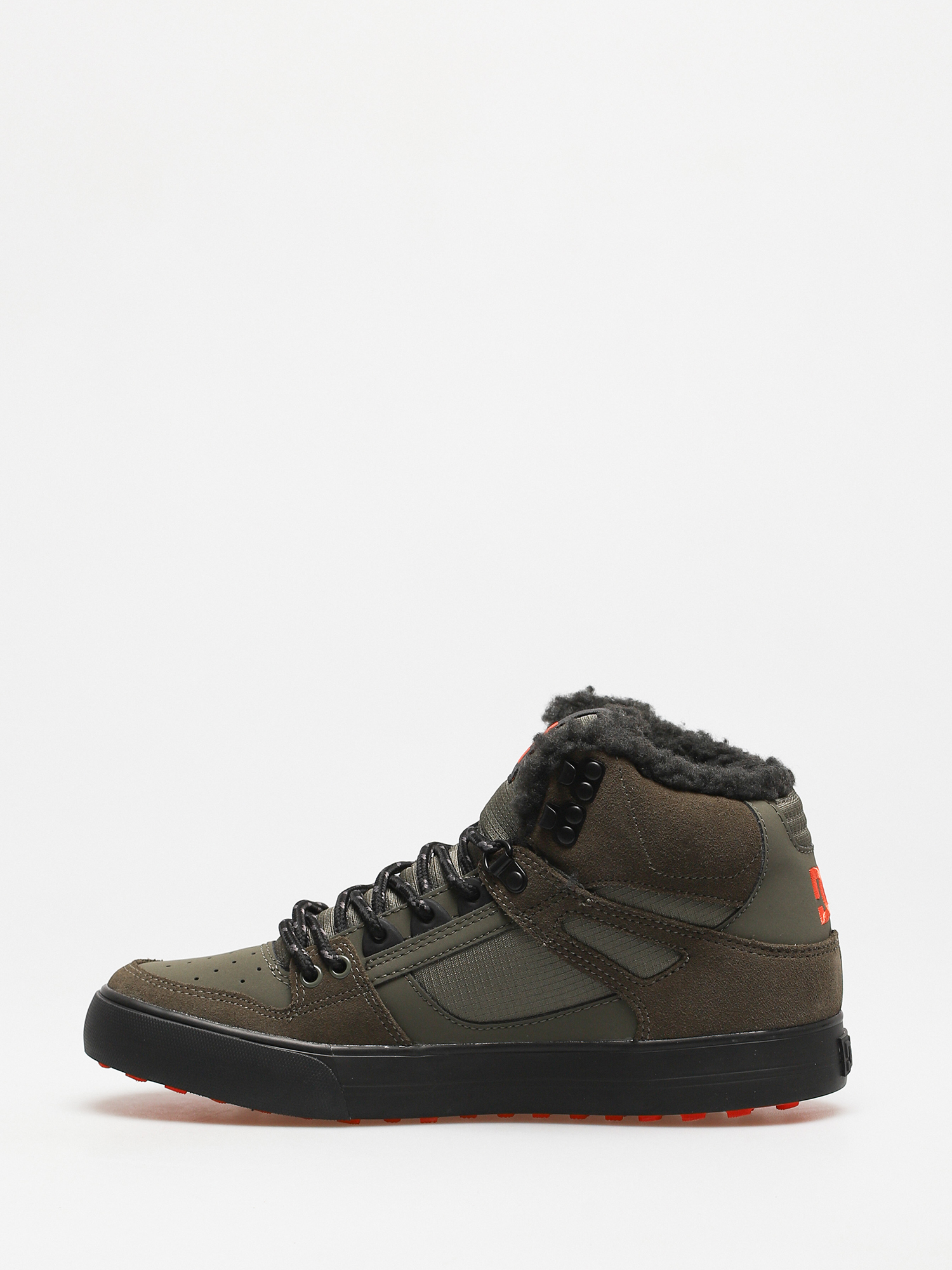 Pantofi DC Pure High Top Wc Wnt (dusty olive/orange)