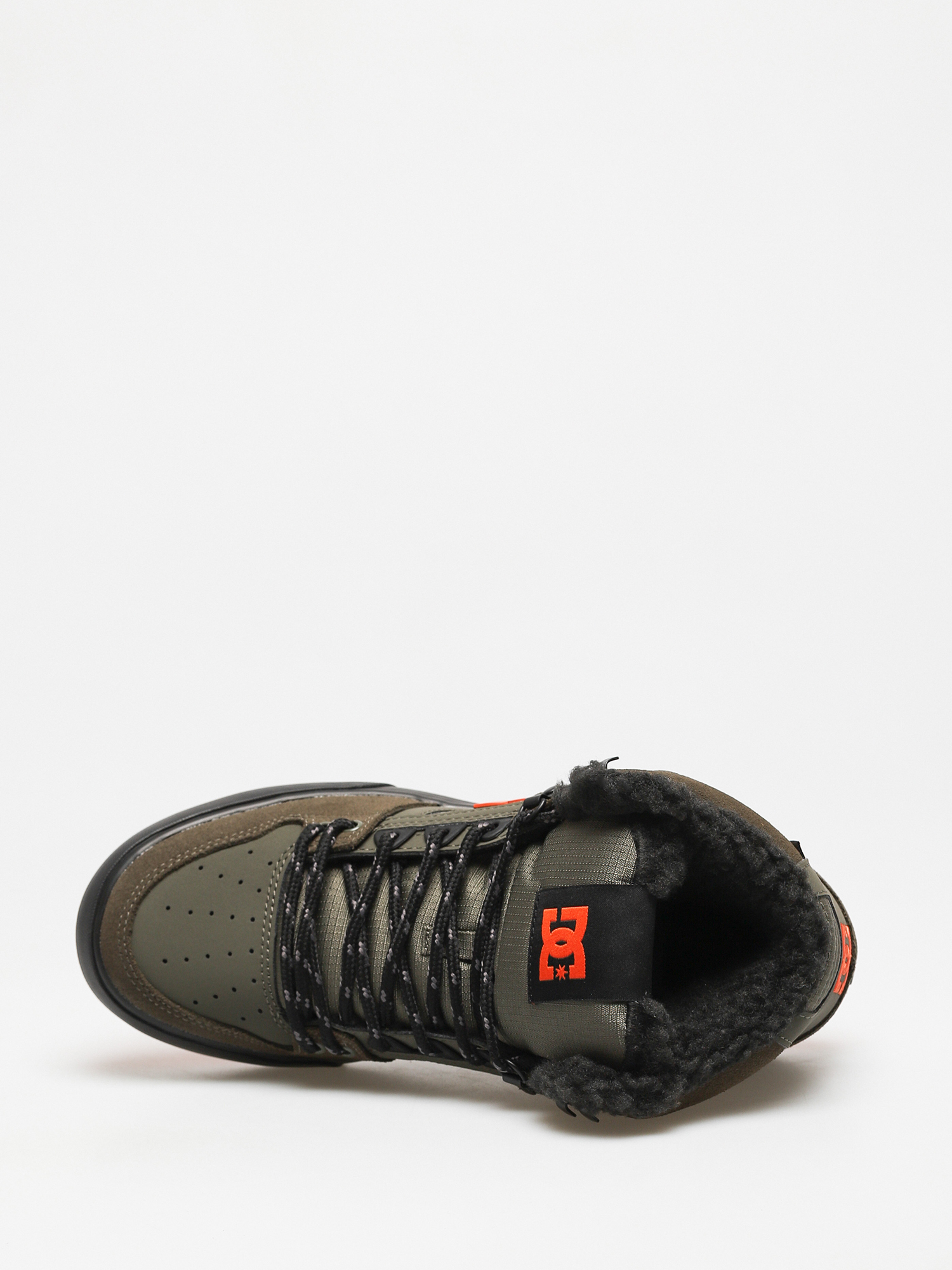 Pantofi DC Pure High Top Wc Wnt (dusty olive/orange)