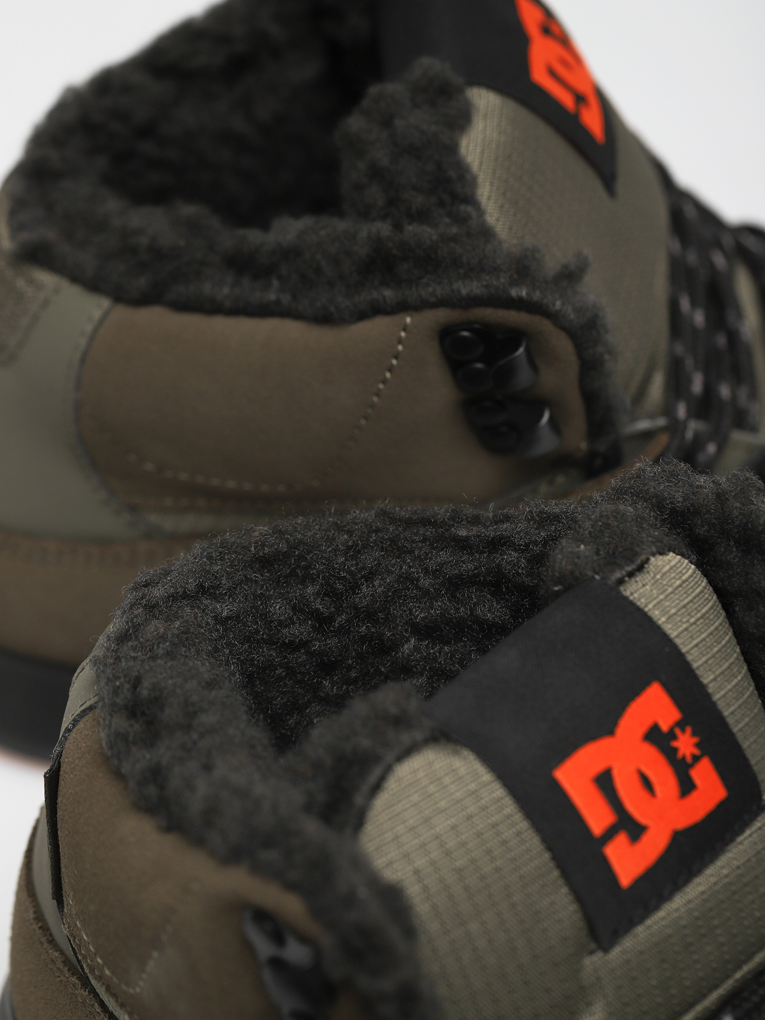 Pantofi DC Pure High Top Wc Wnt (dusty olive/orange)