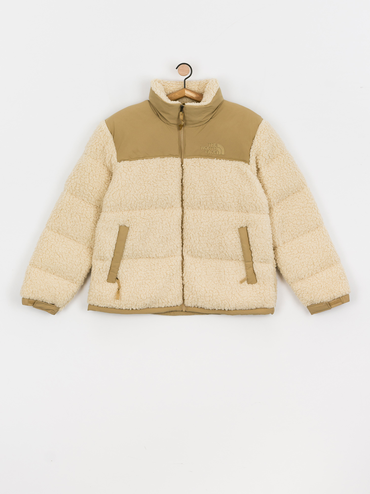 Geacă The North Face Sherpa Nuptse (bleached sand/kelp tan)