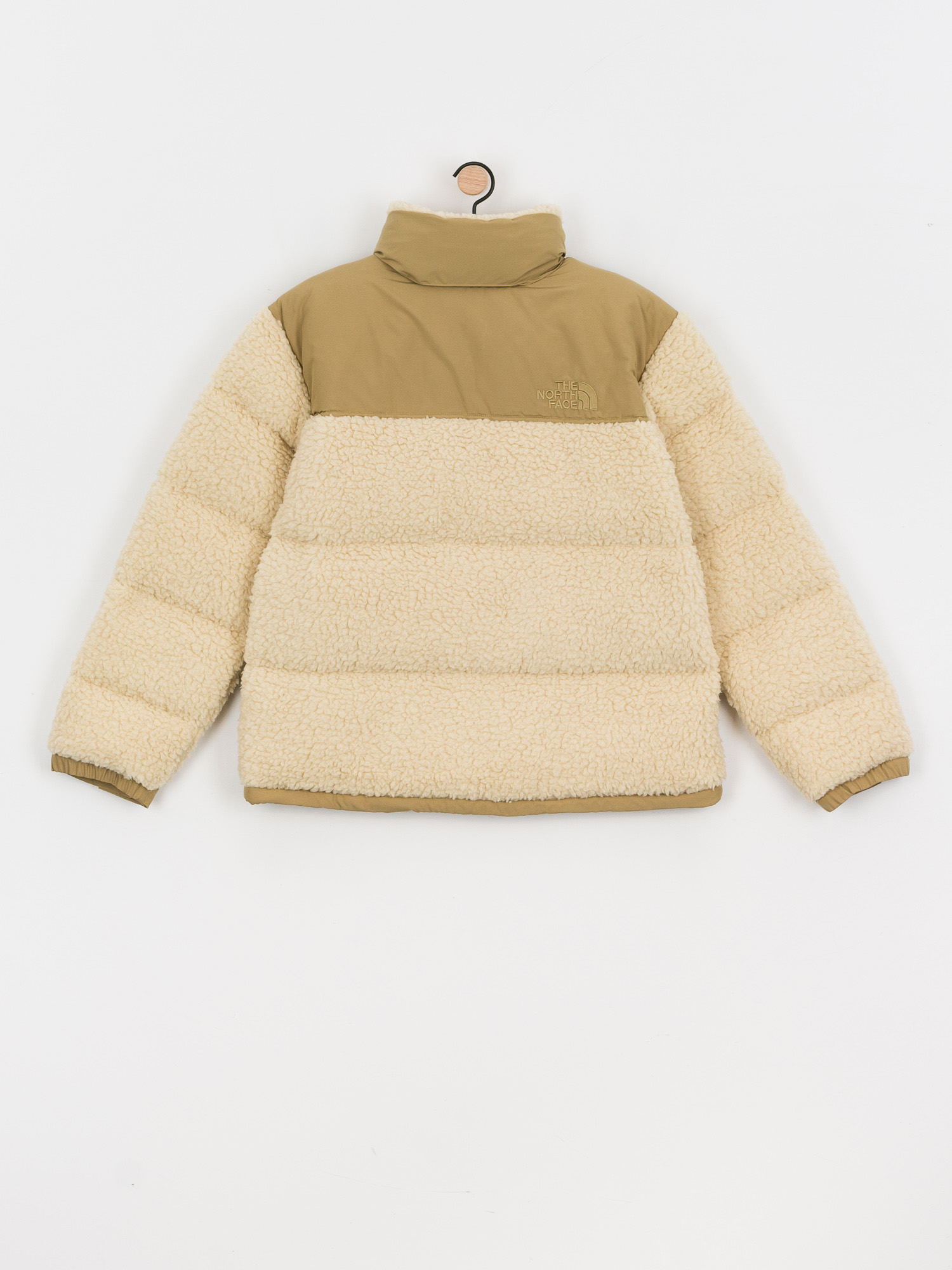 Geacă The North Face Sherpa Nuptse (bleached sand/kelp tan)