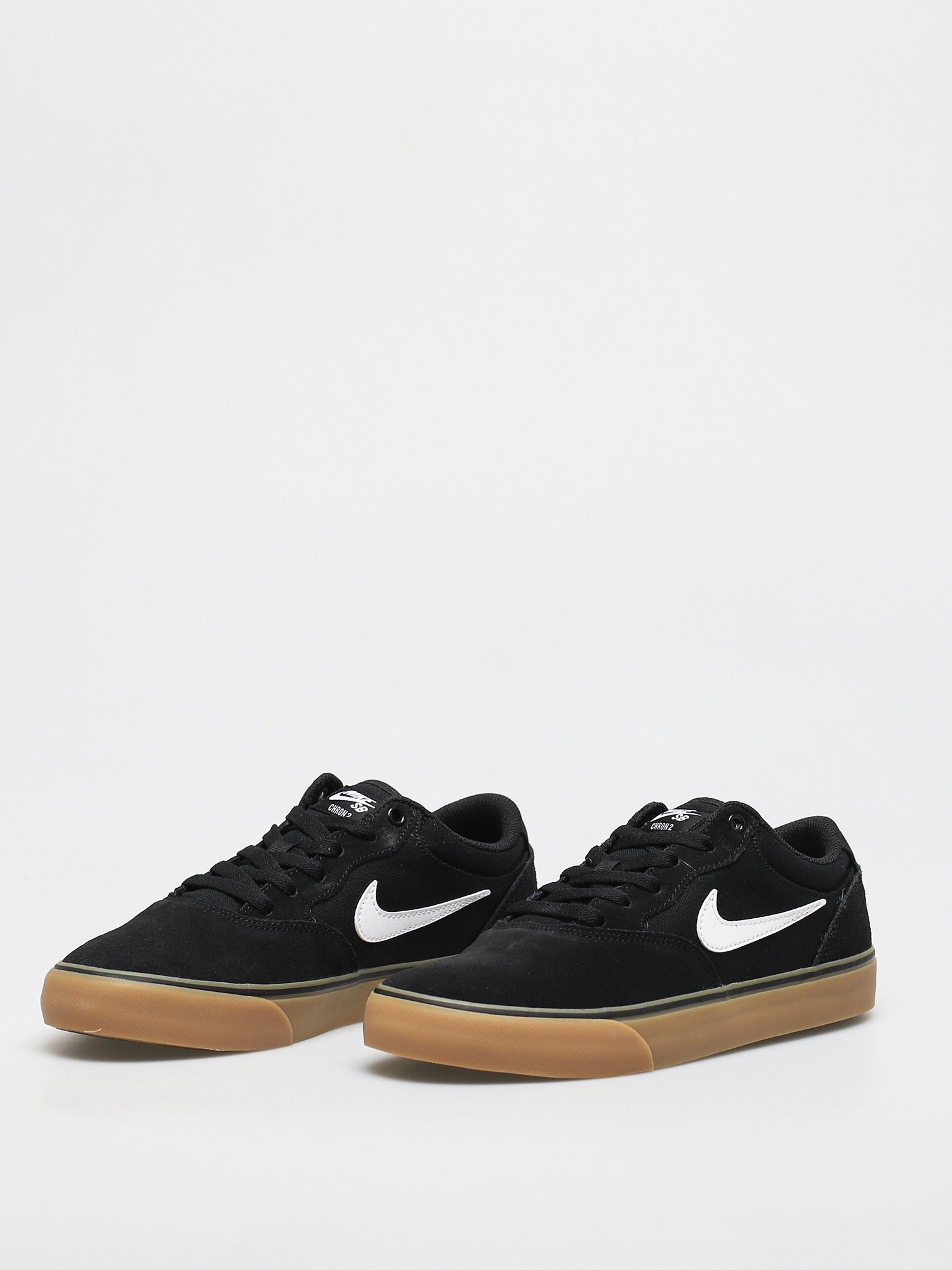 Pantofi Nike SB Chron 2 (black/white black gum light brown)