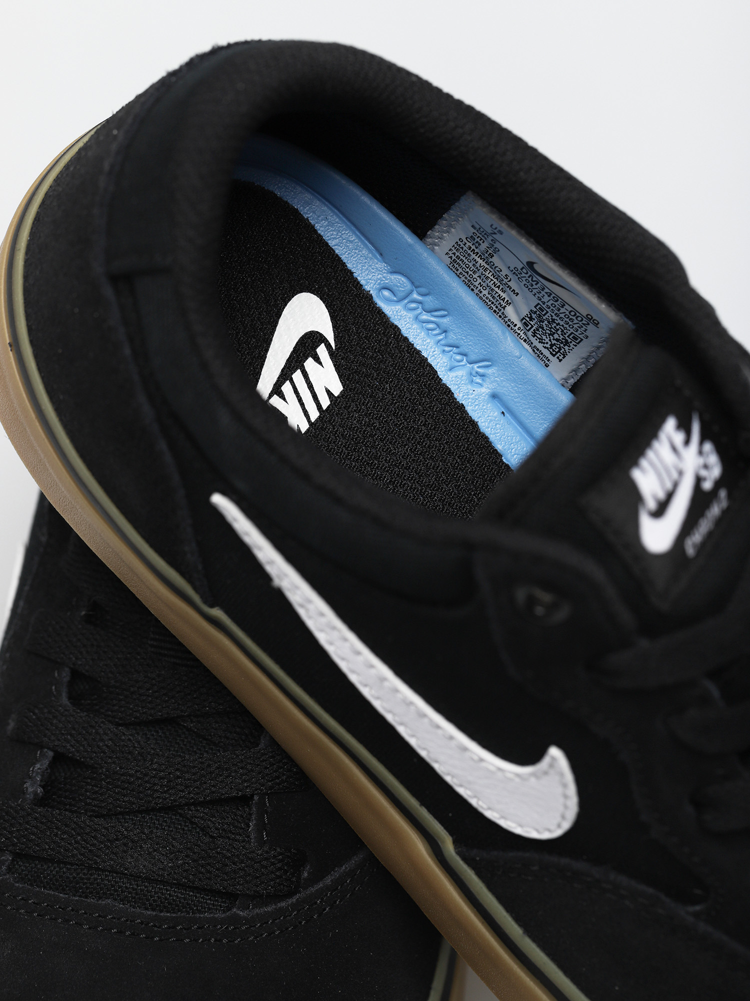 Pantofi Nike SB Chron 2 (black/white black gum light brown)