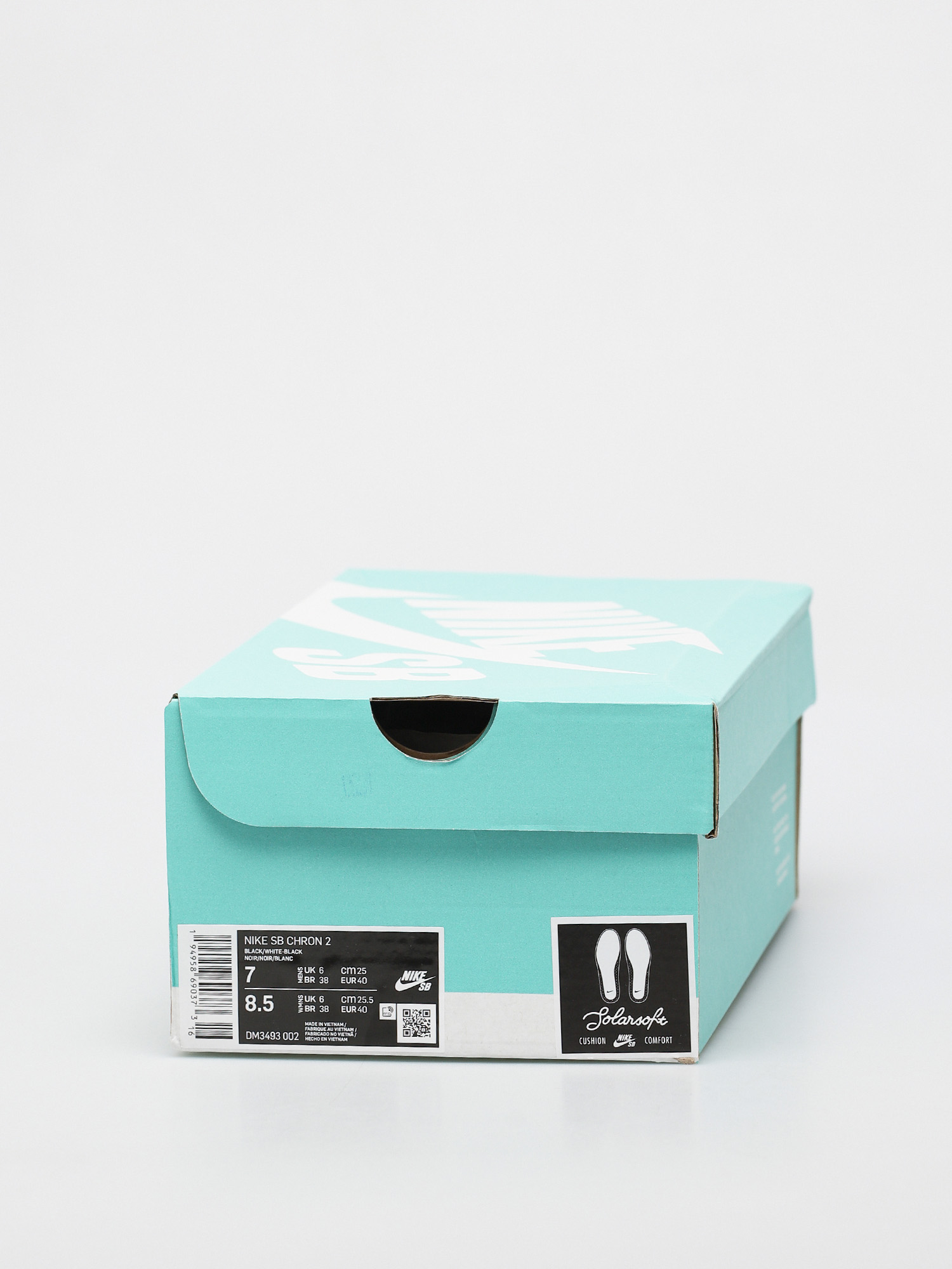 Pantofi Nike SB Chron 2 (black/white black gum light brown)