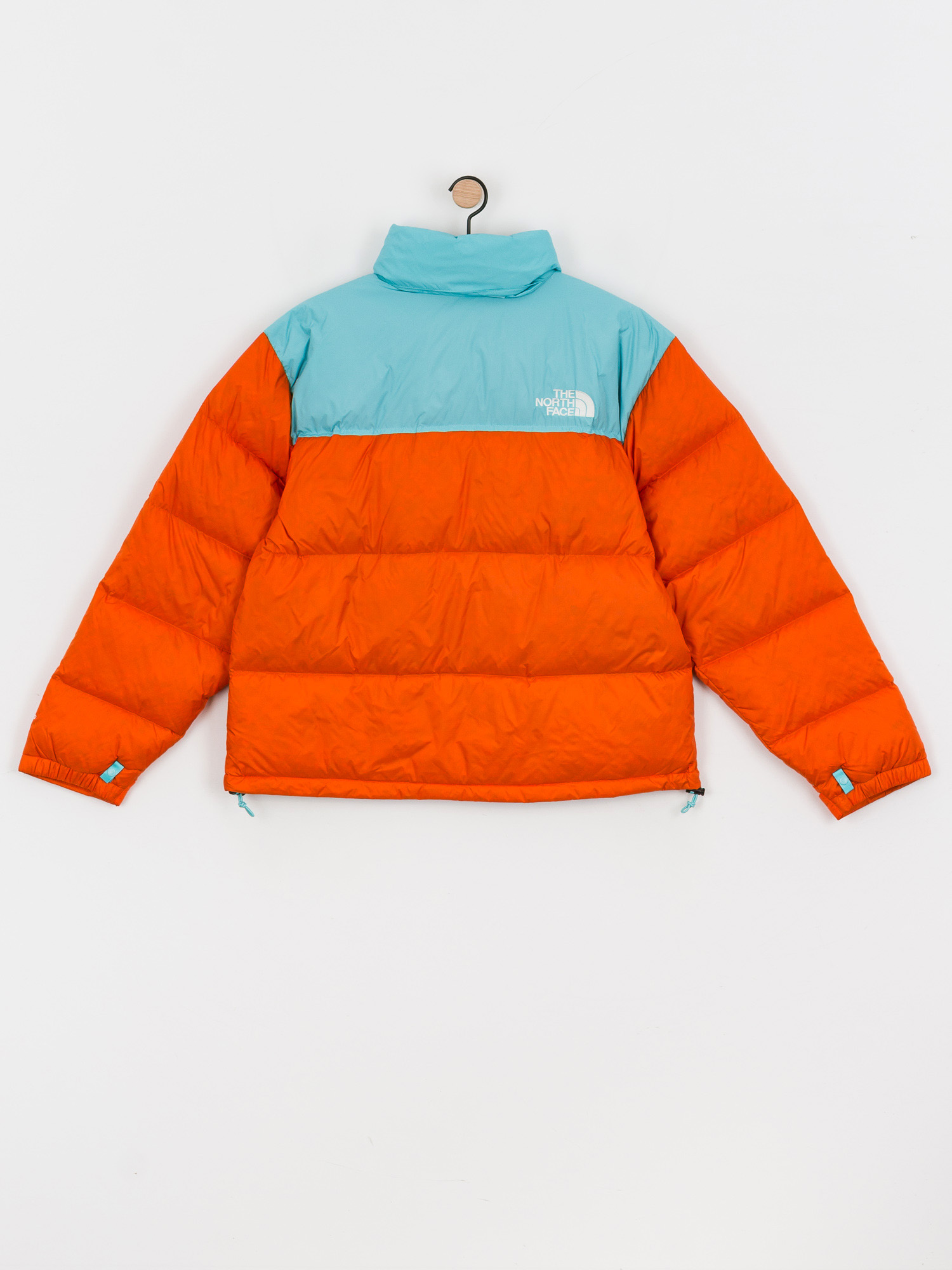 Geacă The North Face 1996 Retro Nuptse (red orange/transantarctic blue)
