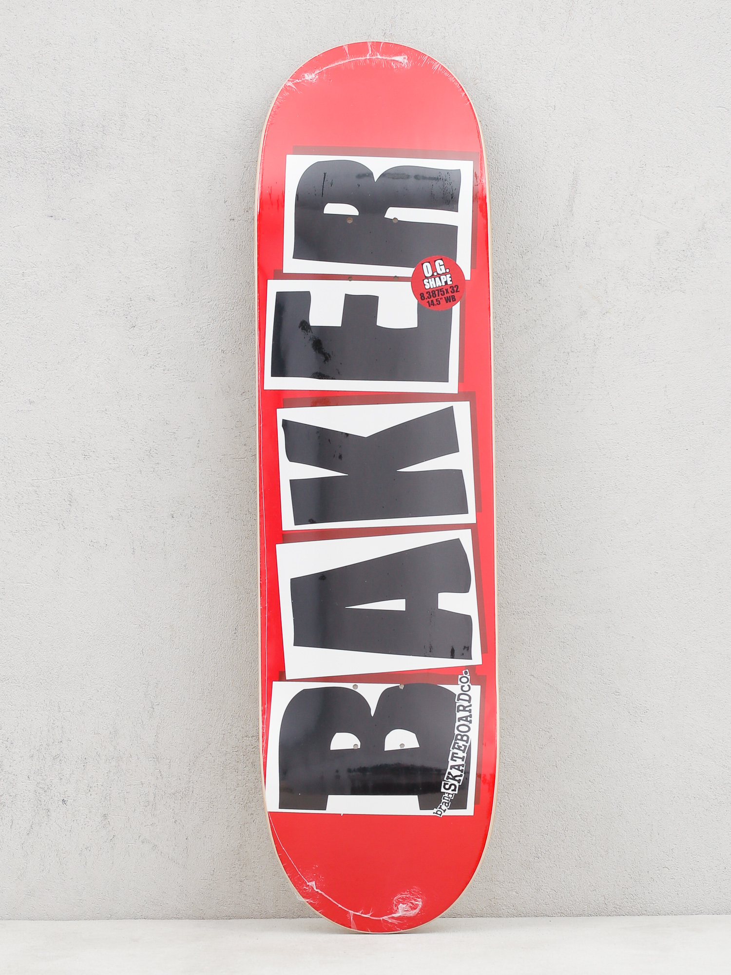 Placu0103 Baker Brand Logo (red/white)