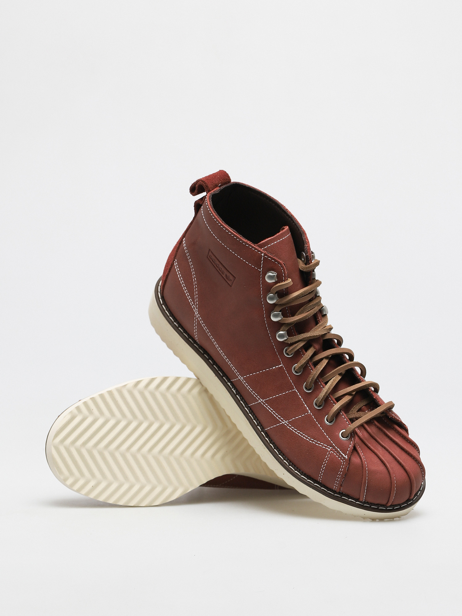 Pantofi adidas Originals Superstar Boot (wilsep/owhite/brown)
