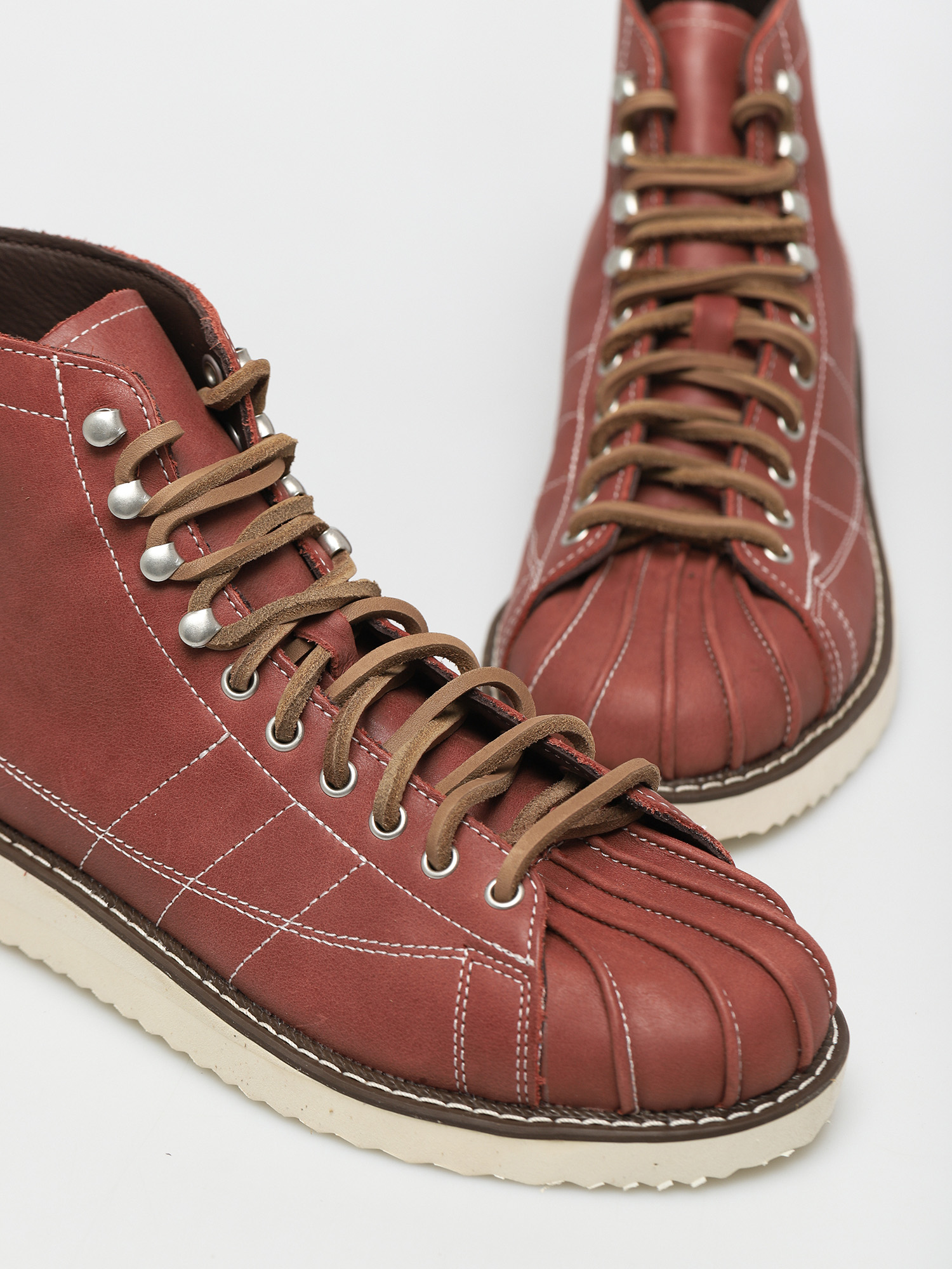 Pantofi adidas Originals Superstar Boot (wilsep/owhite/brown)