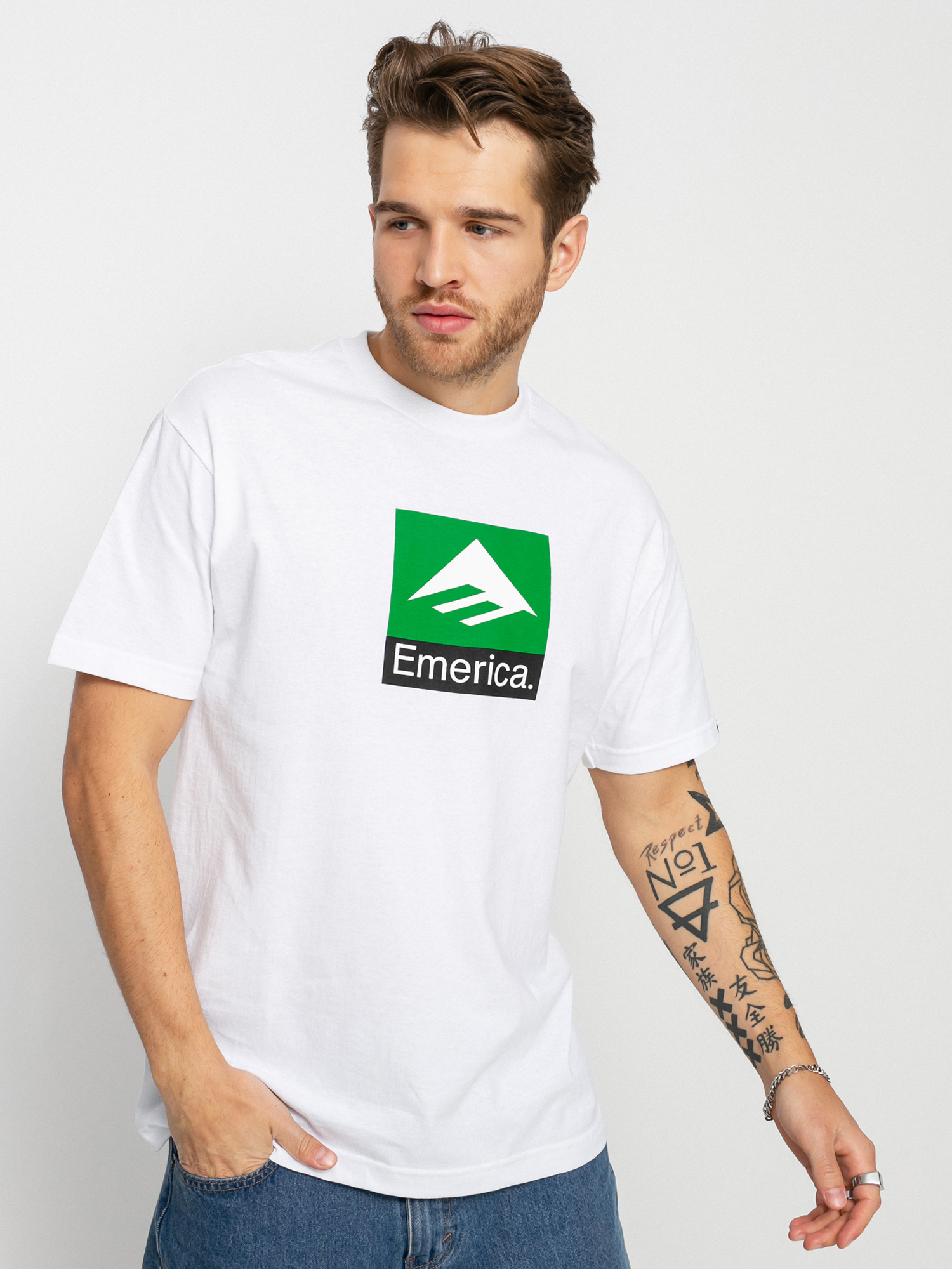 Tricou Emerica Classic Combo (white)