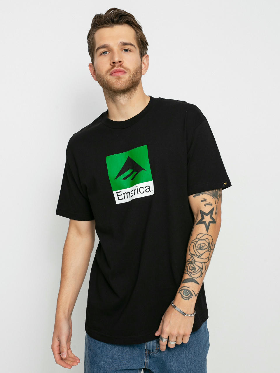 Tricou Emerica Classic Combo (black)