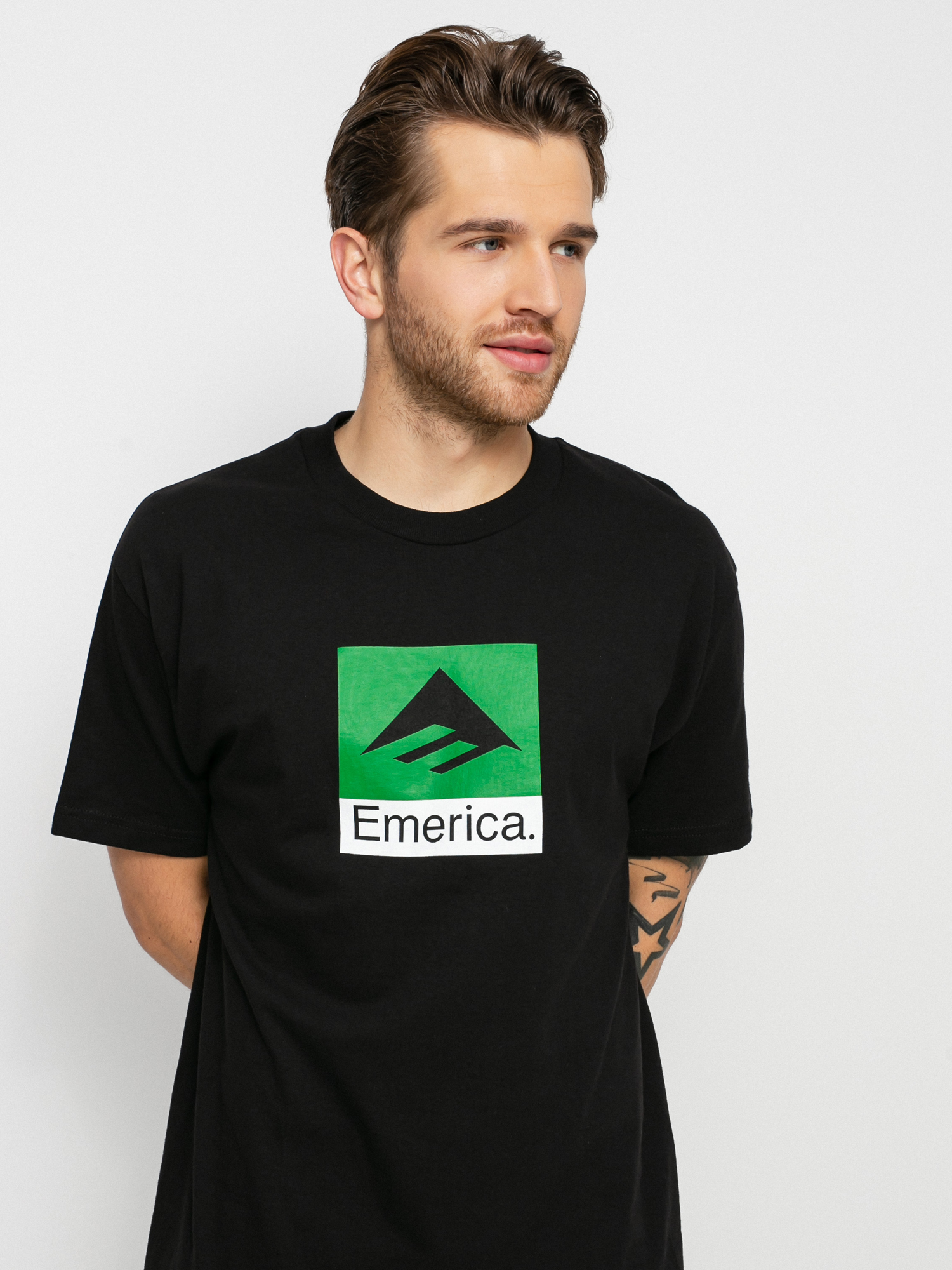 Tricou Emerica Classic Combo (black)