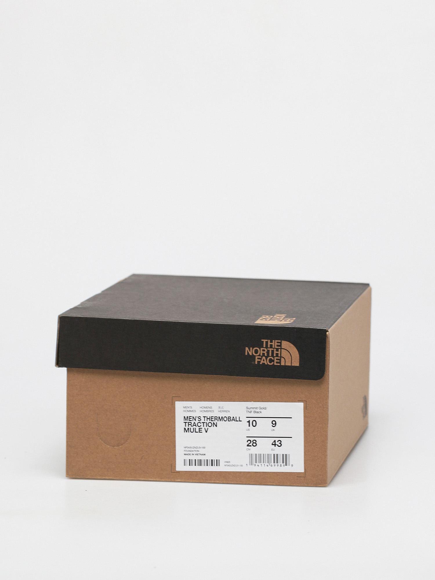 Pantofi The North Face Thermoball Traction Mule V (summit gold/tnf black)