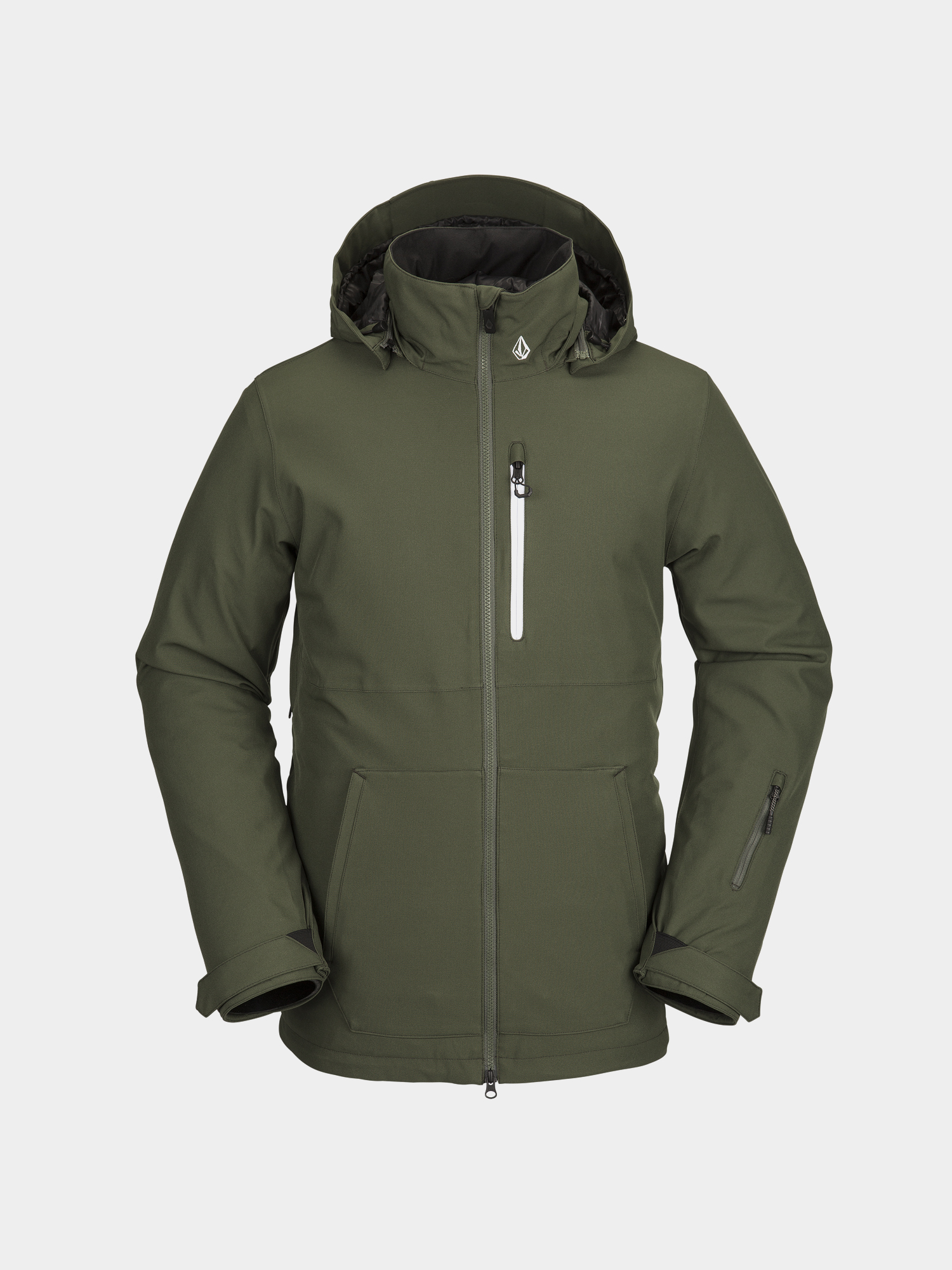 Pentru bărbați Geacă de snowboard Volcom Deadly Stones Ins (saturated green)
