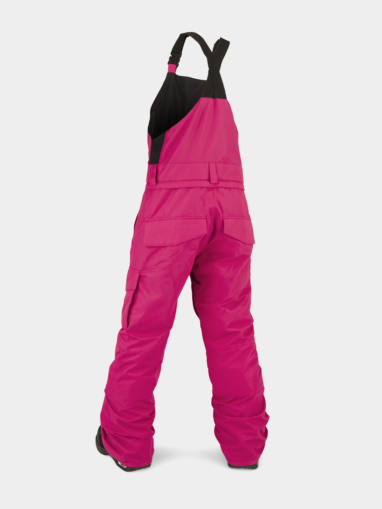 Pantaloni pentru snowboard Volcom Barkley Bib Overall JR (magenta)