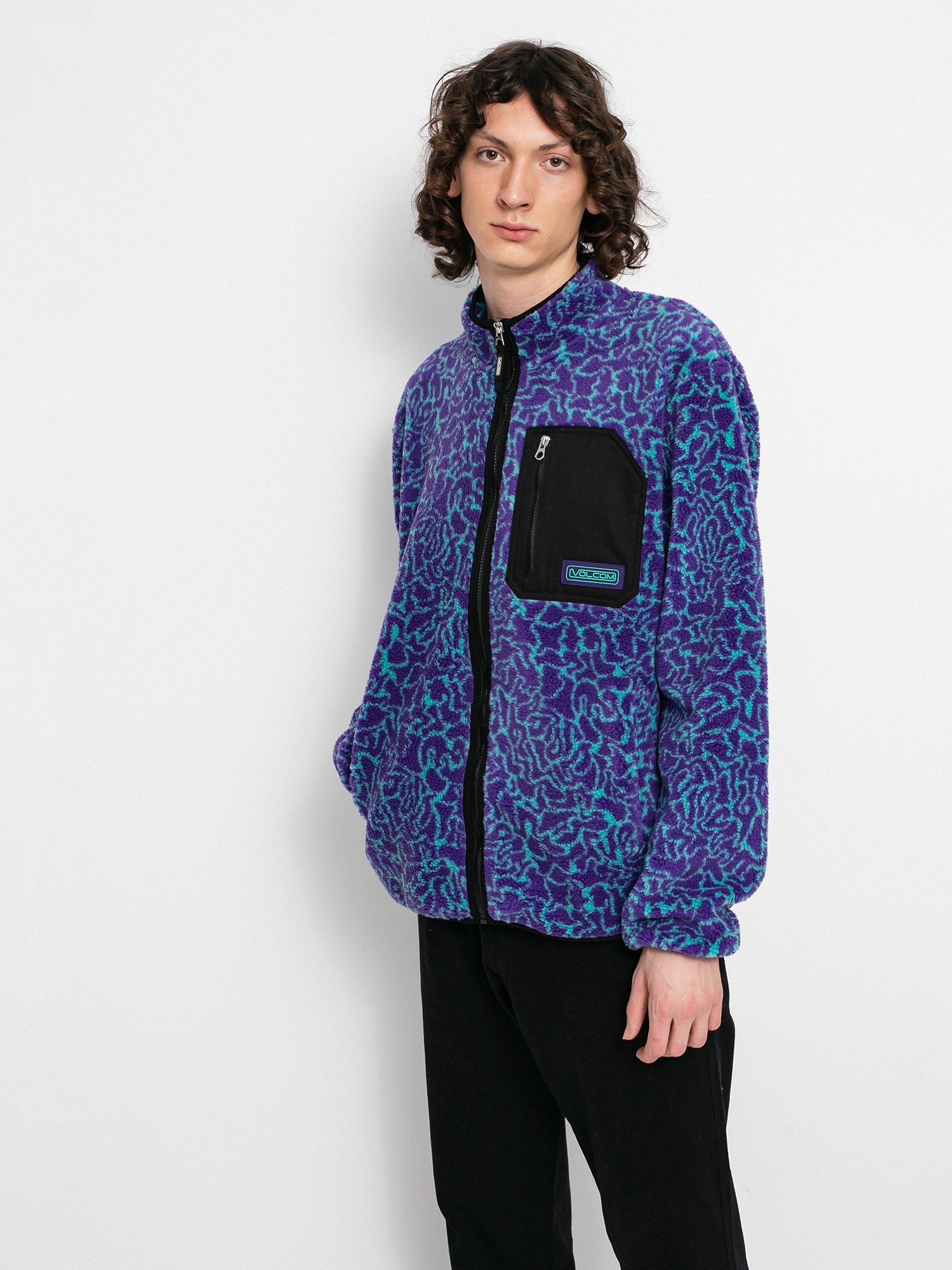Hanorac Volcom Muzzer Fuzzar Zip (prt-print)