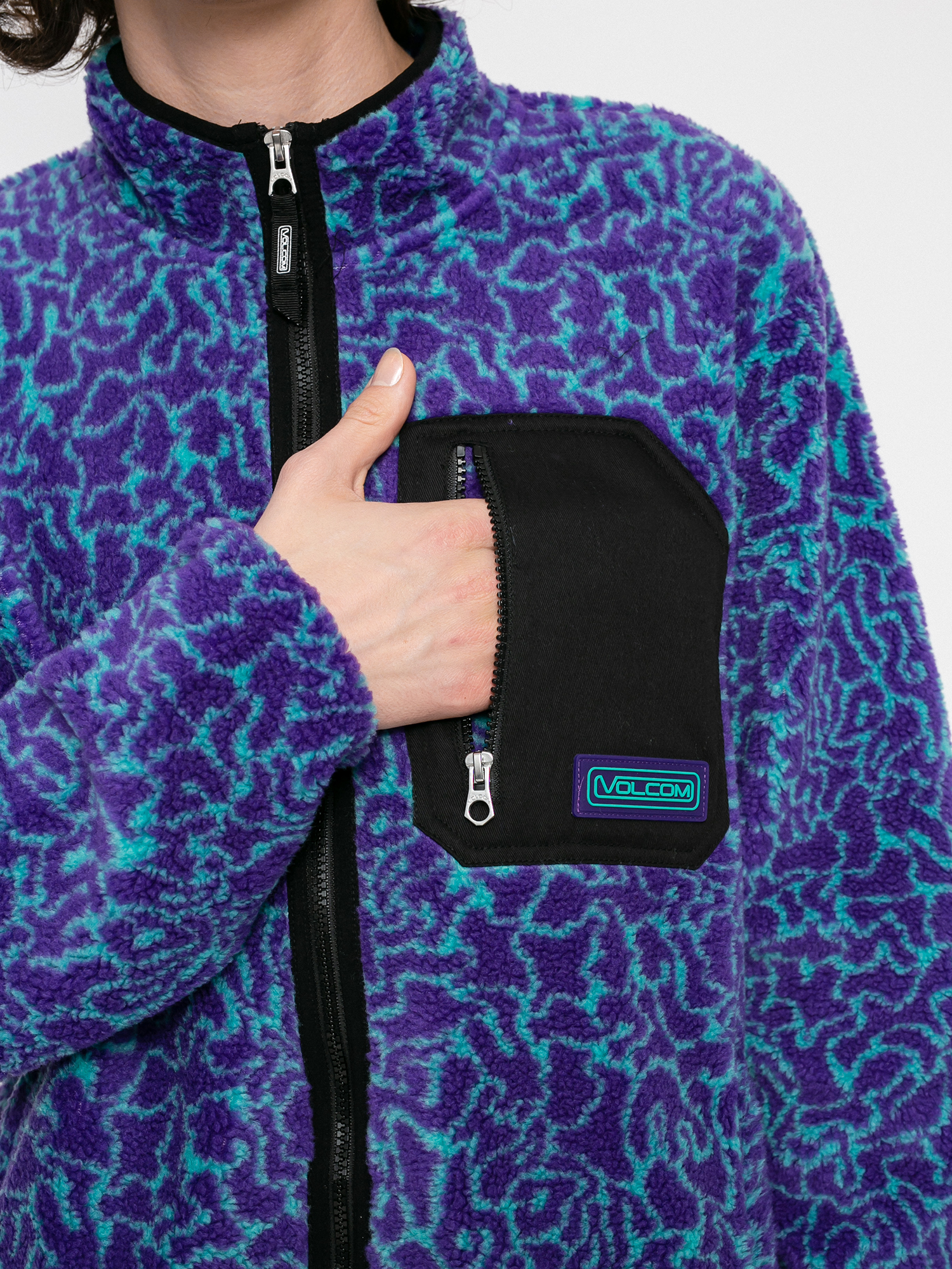 Hanorac Volcom Muzzer Fuzzar Zip (prt-print)