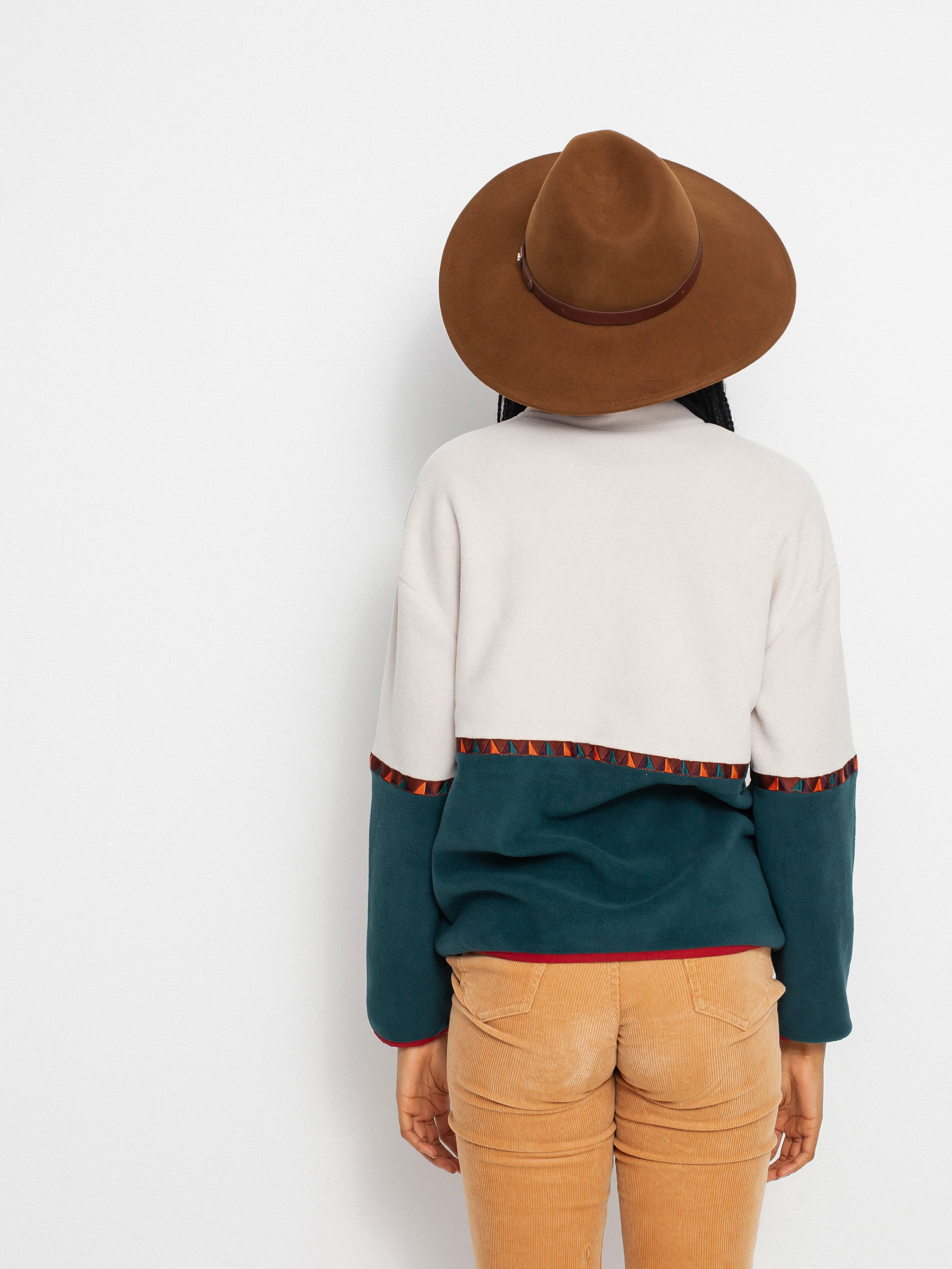 Pentru femei Hanorac din fleece Iriedaily Holina Fleece Troyer (dark teal)