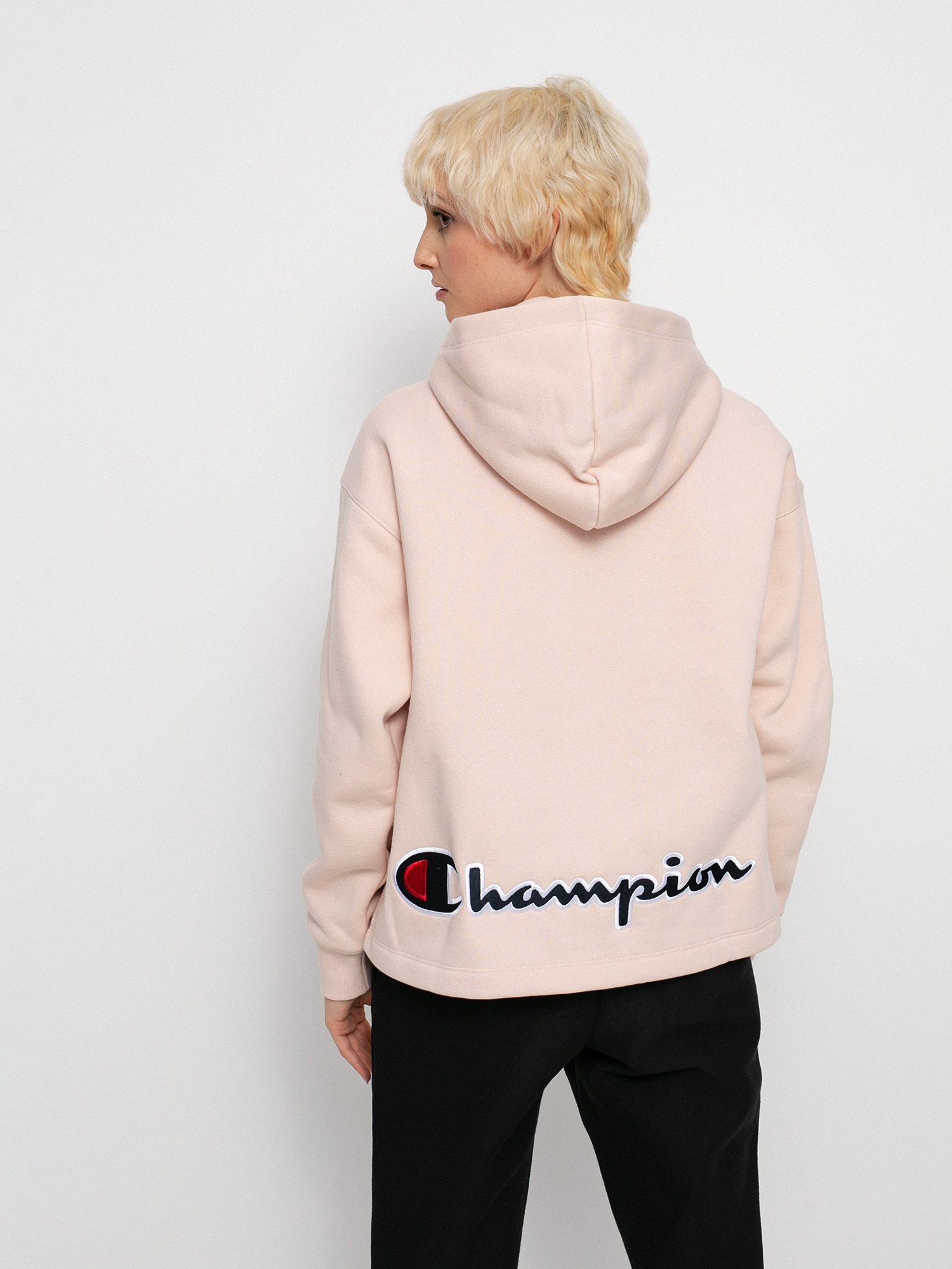 Hanorac cu glugă Champion Sweatshirt HD 114463 Wmn (sfp)