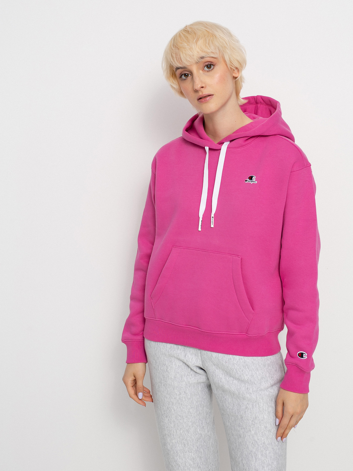 Hanorac cu glugă Champion Sweatshirt HD 114466 Wmn (ibr)