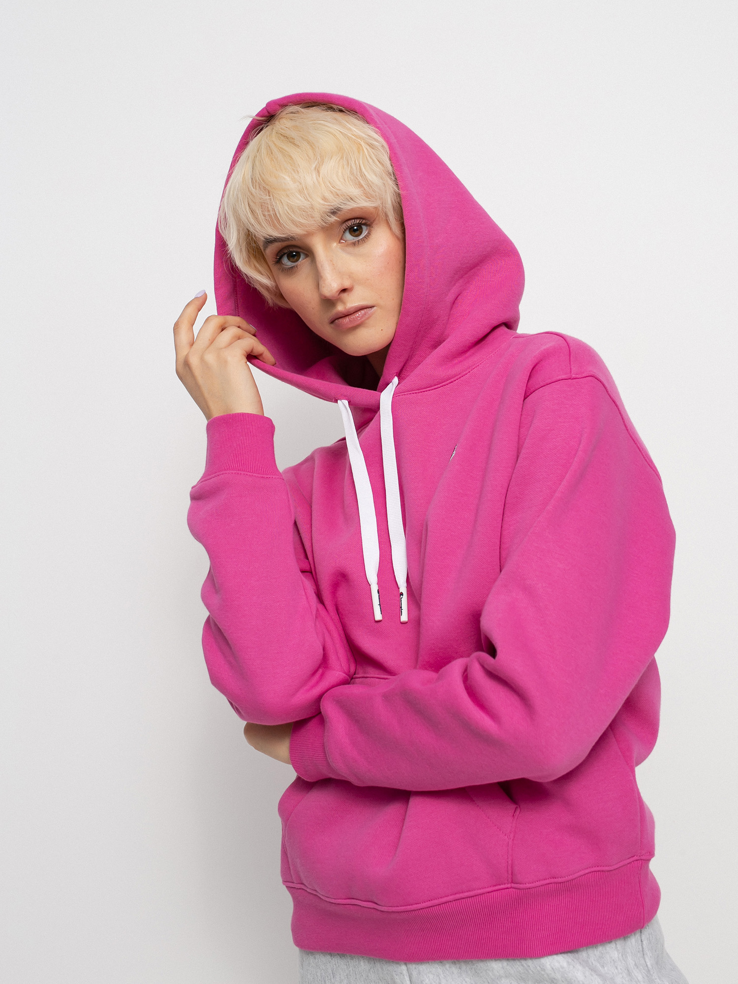 Hanorac cu glugă Champion Sweatshirt HD 114466 Wmn (ibr)