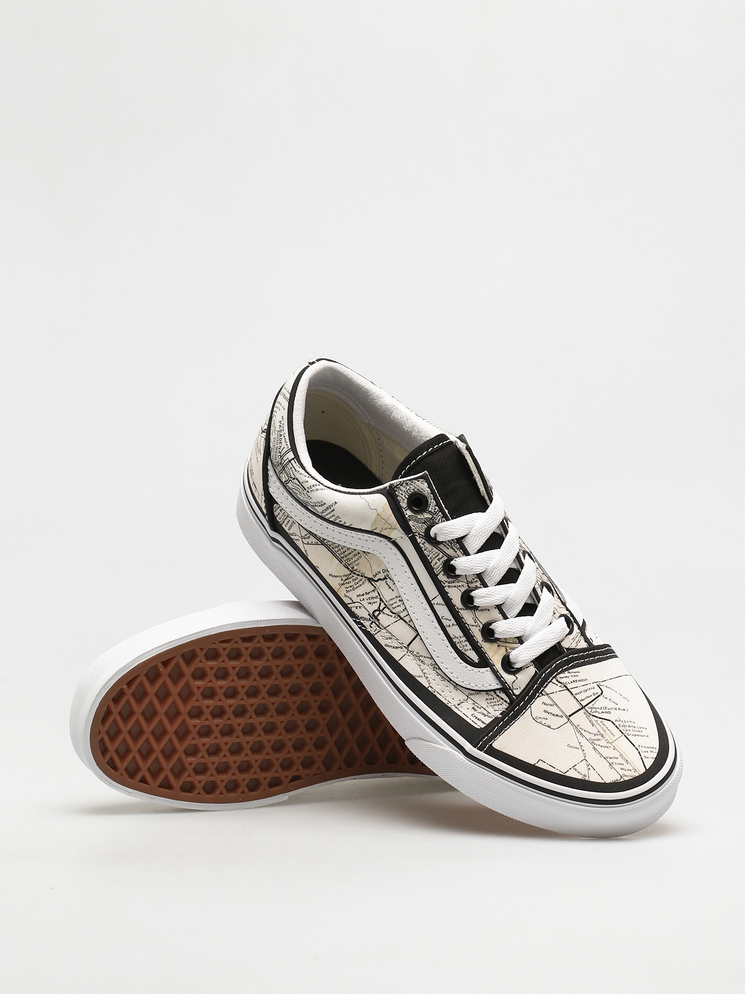 Pantofi Vans X Moca Old Skool Wmn (frances stark/maps)