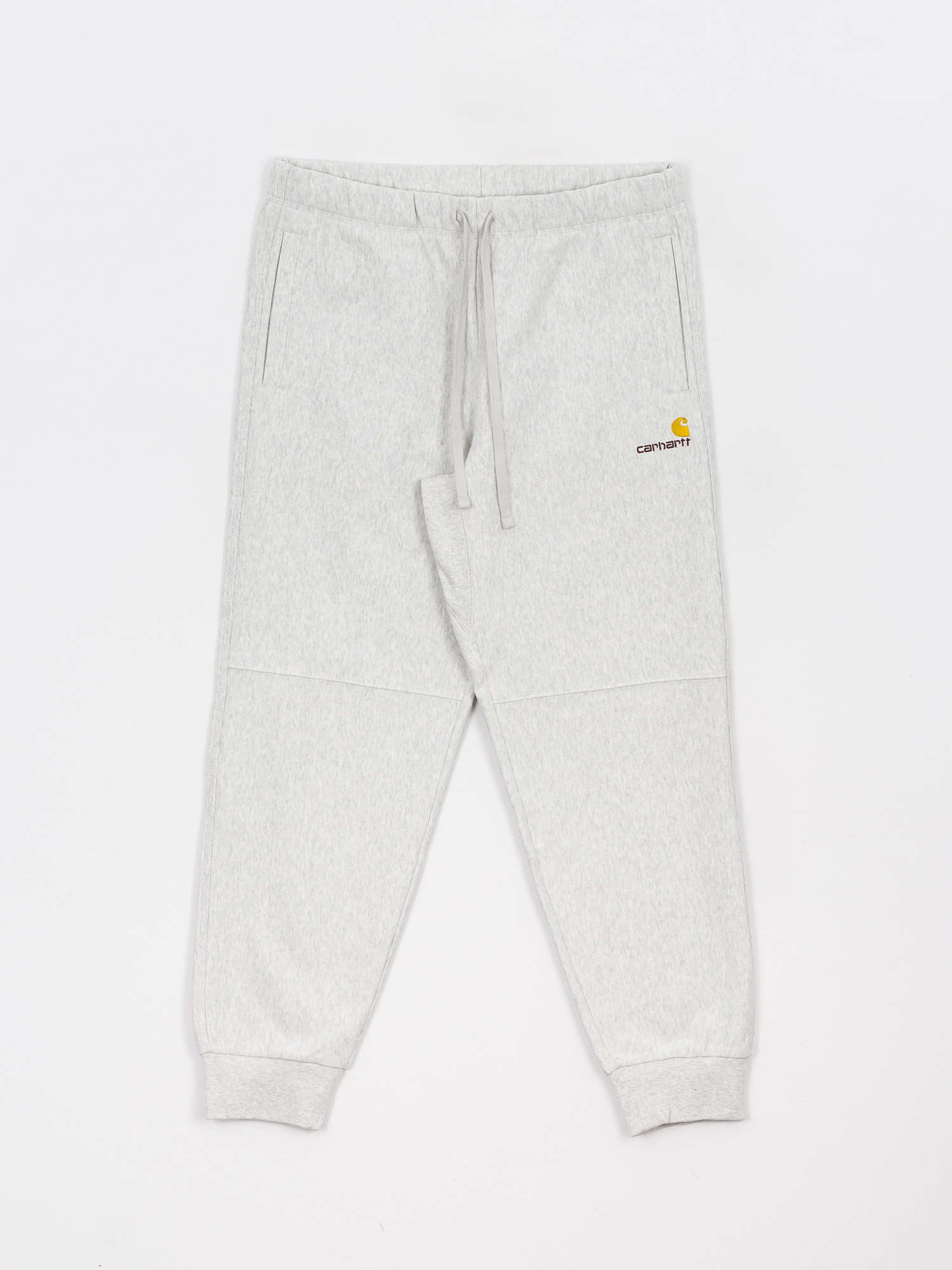 Pantaloni Carhartt WIP American Script Jogging (ash heather)