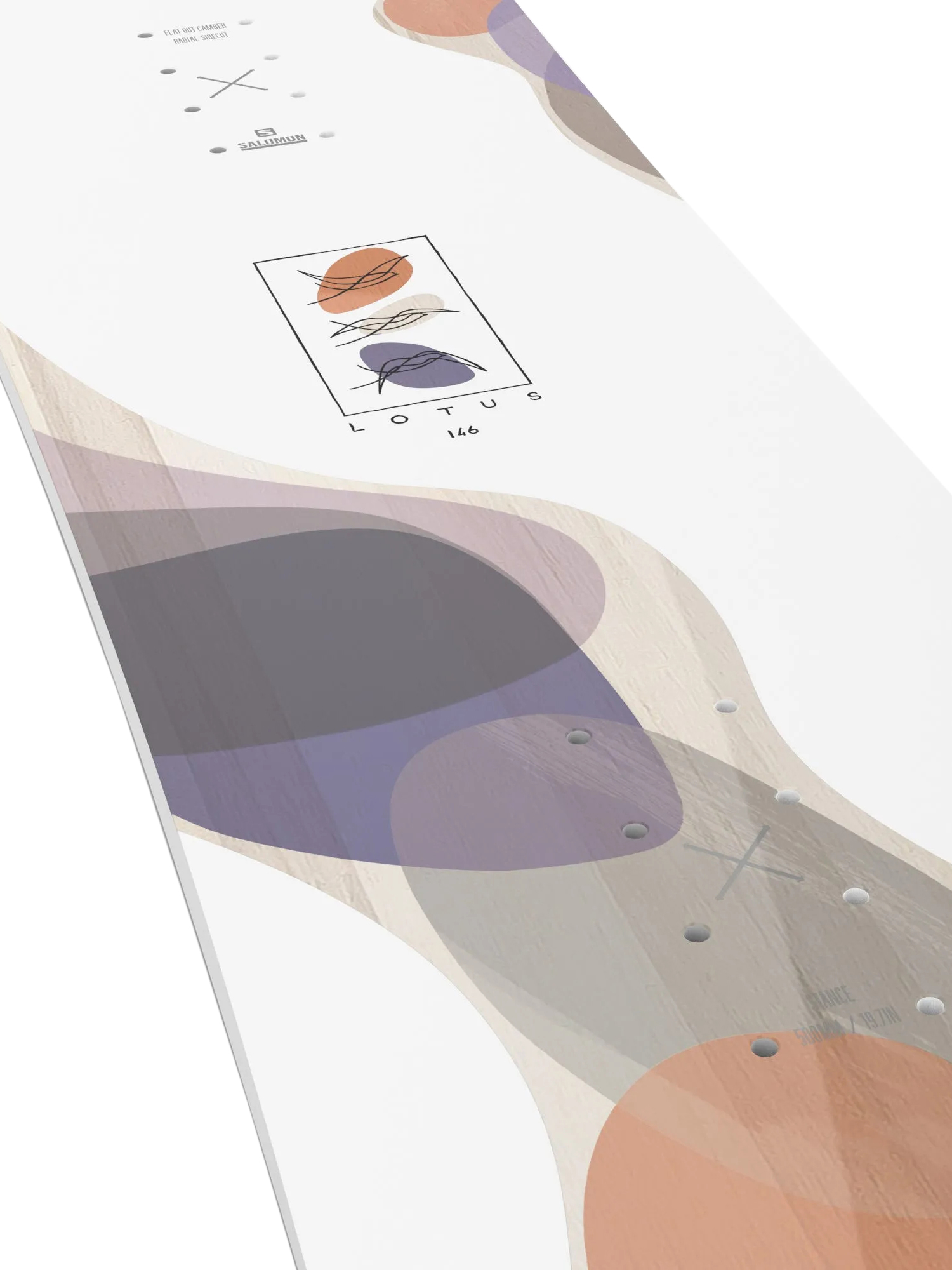 Pentru femei Snowboard Salomon Lotus (white/red/navy)