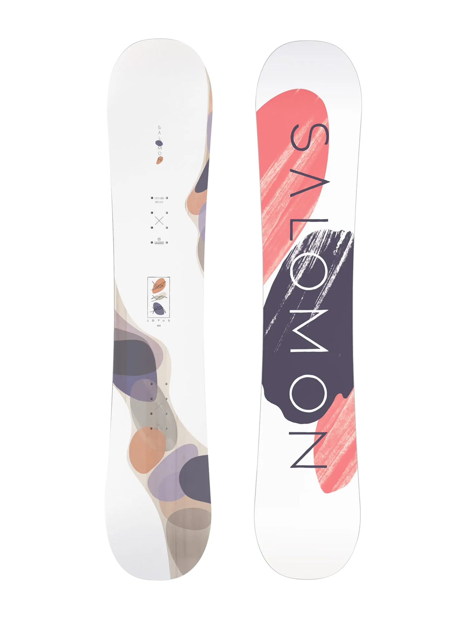 Pentru femei Snowboard Salomon Lotus (white/red/navy)