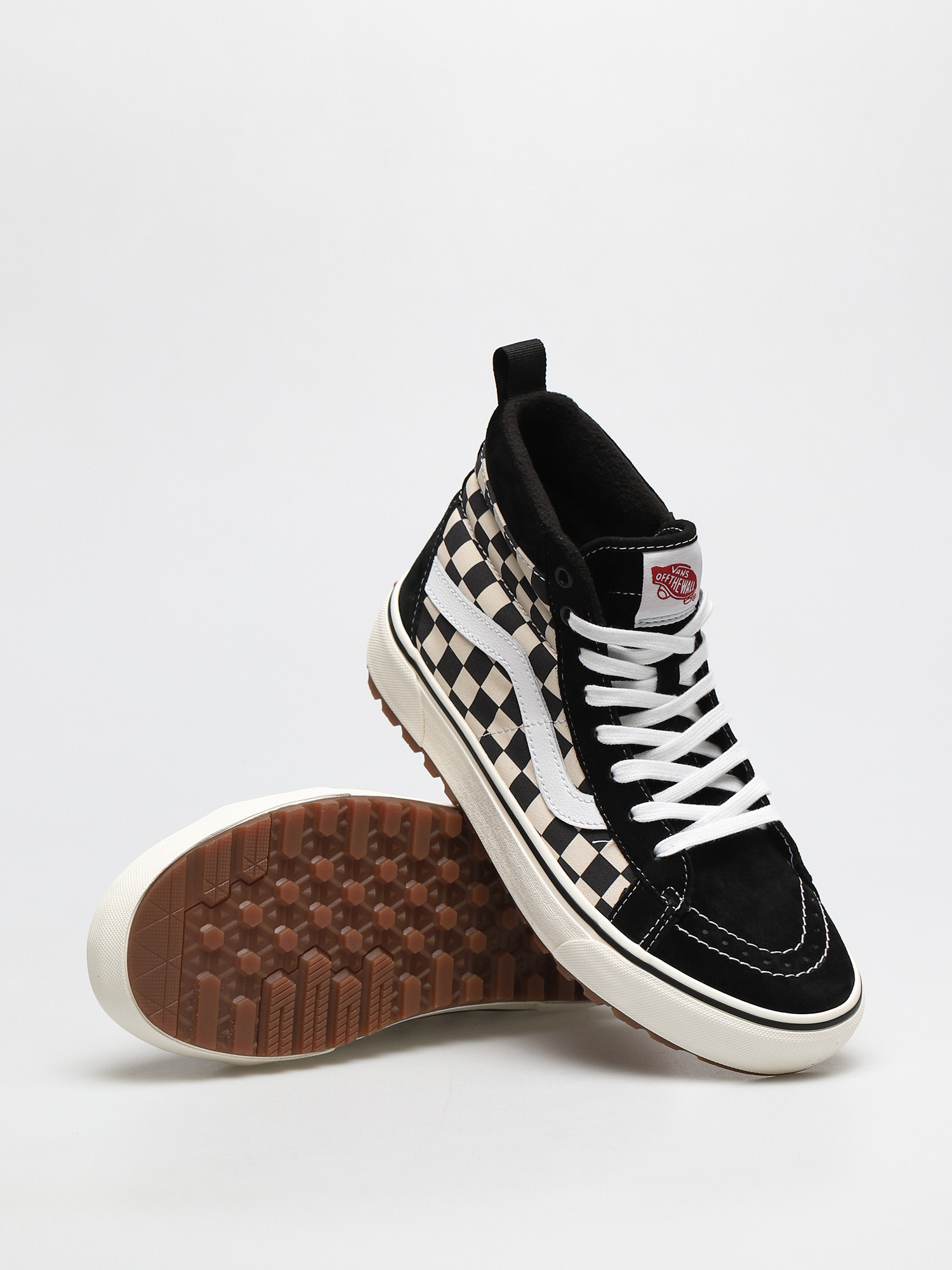 Pantofi Vans Sk8 Hi MTE 1 (black/white/checkerboard)
