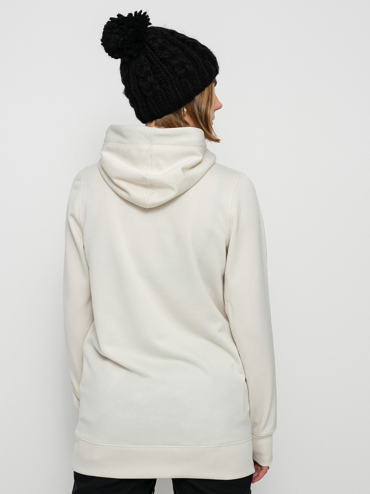 Hanorac cu glugă Volcom Spring Shred HD Wmn (bone)