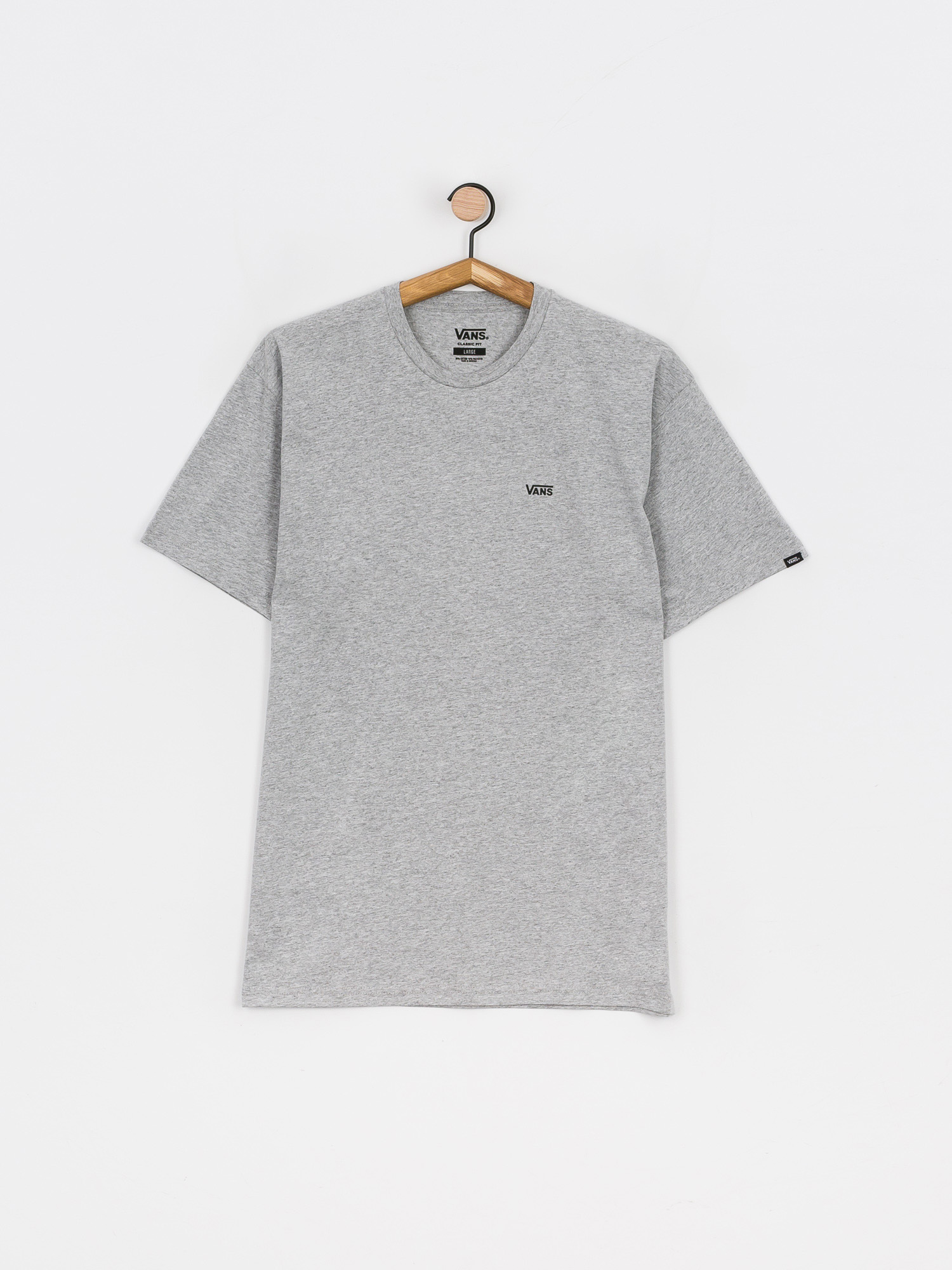 Tricou Vans Left Chest Logo (athletic heather/black)