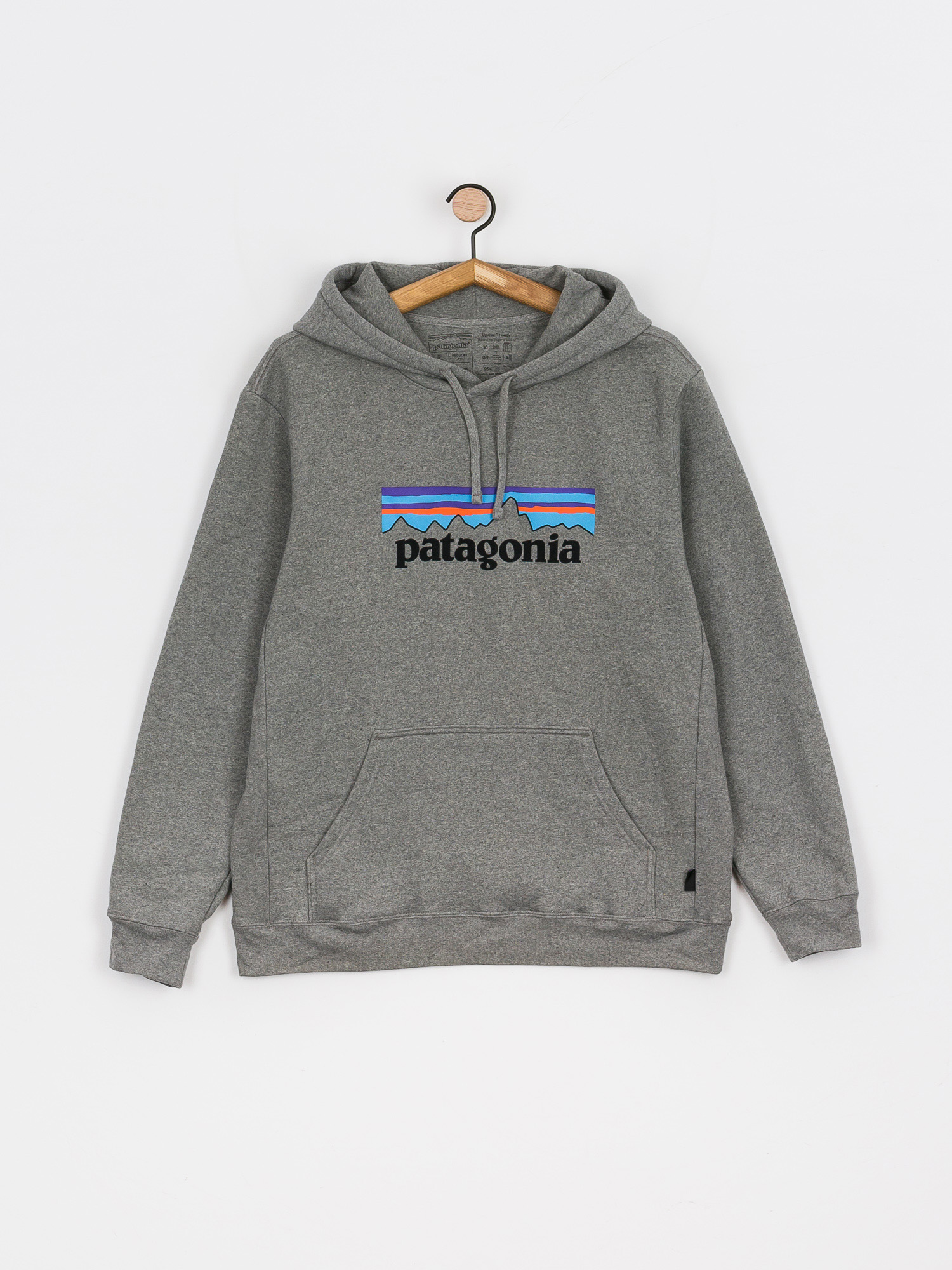 Hanorac cu glugă Patagonia Logo Uprisal HD (gravel heather)