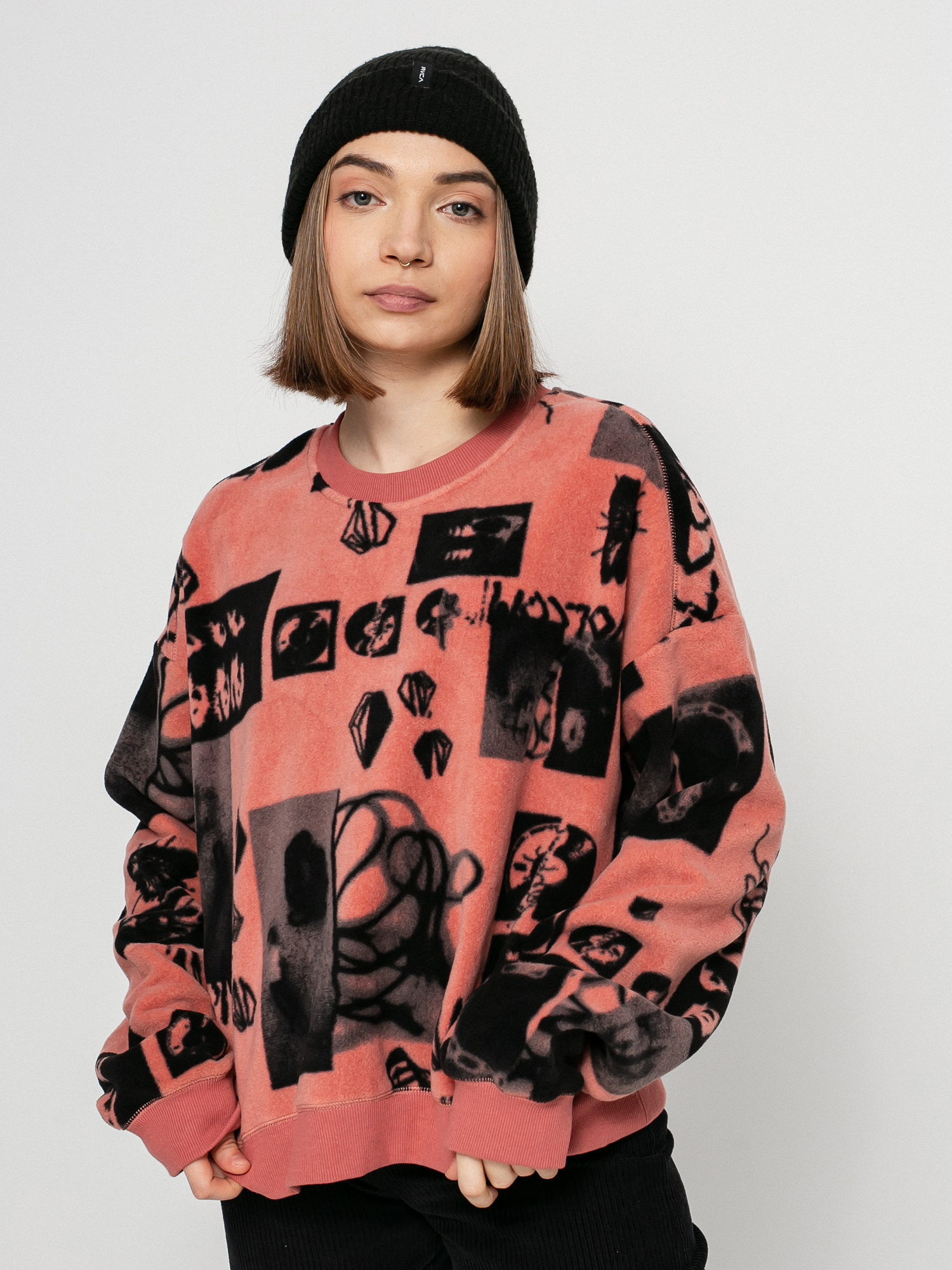 Hanorac Volcom Error 76 Crew Wmn (sepia)