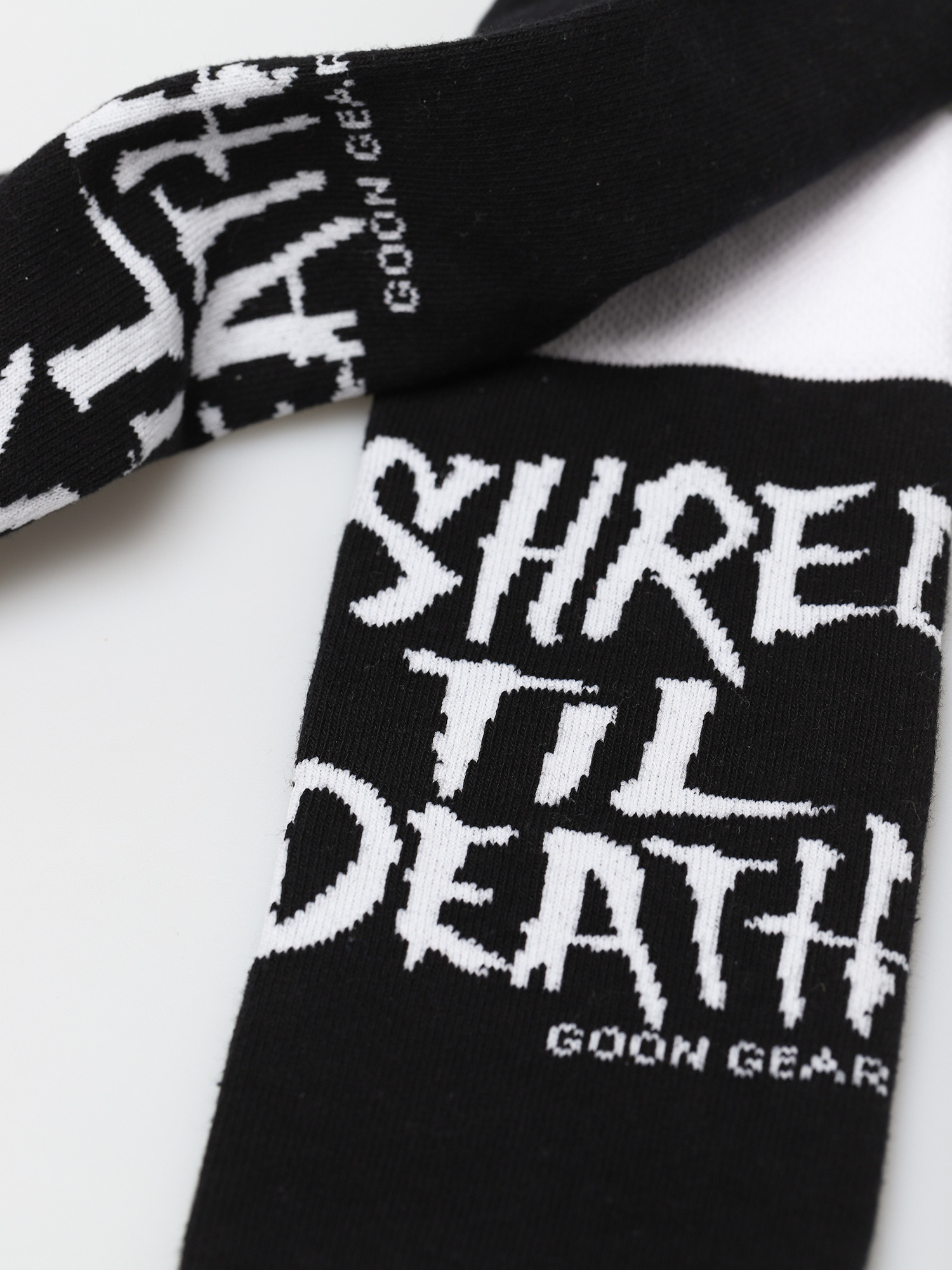 Șosete Stinky Socks Goon Gear Collab (black/white)
